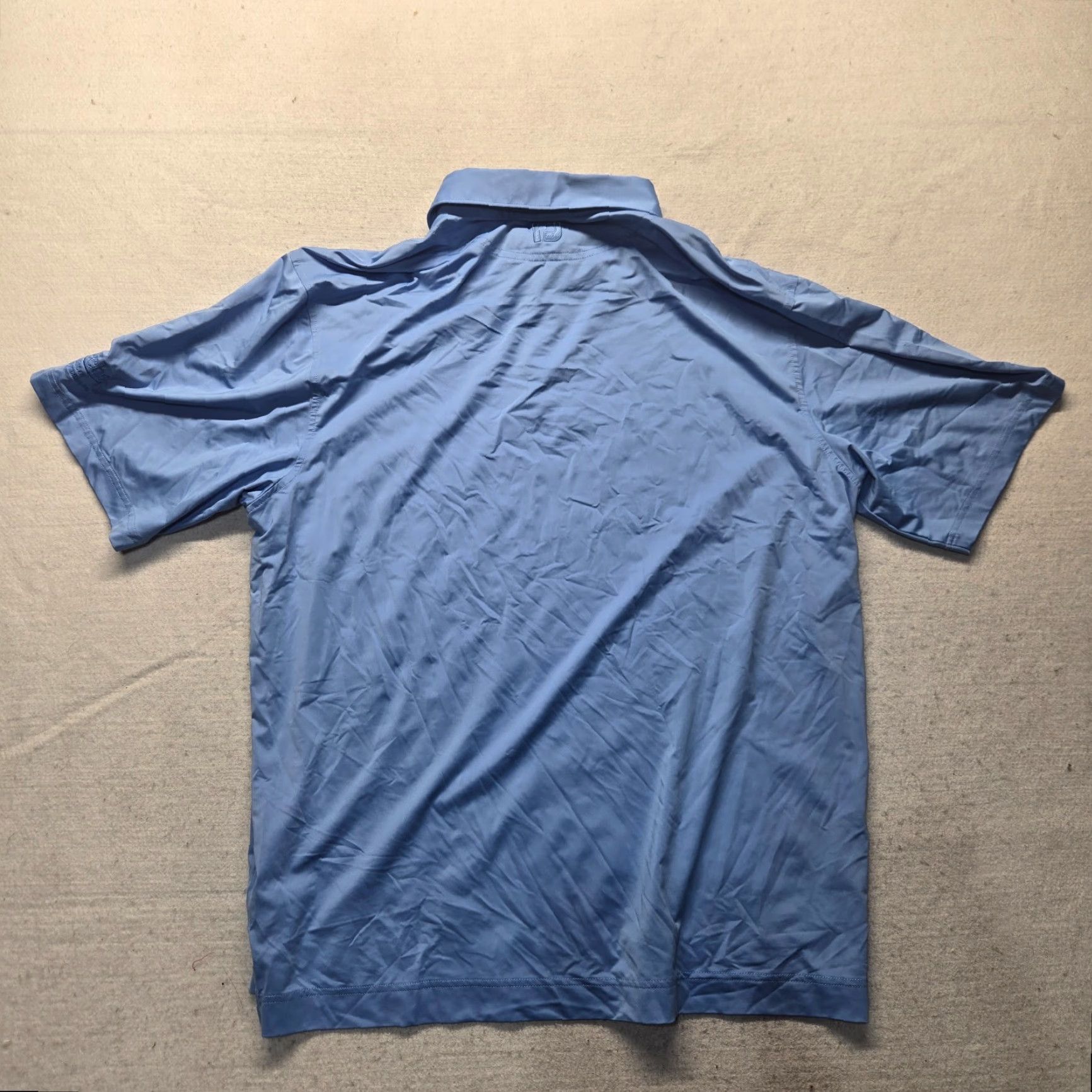 Footjoy VINTAGE FootJoy Golf Polo Shirt Adult Men's XL Blue Solid Short Sleeve Summer 90s Size US XL / EU 56 / 4 - 8 Thumbnail