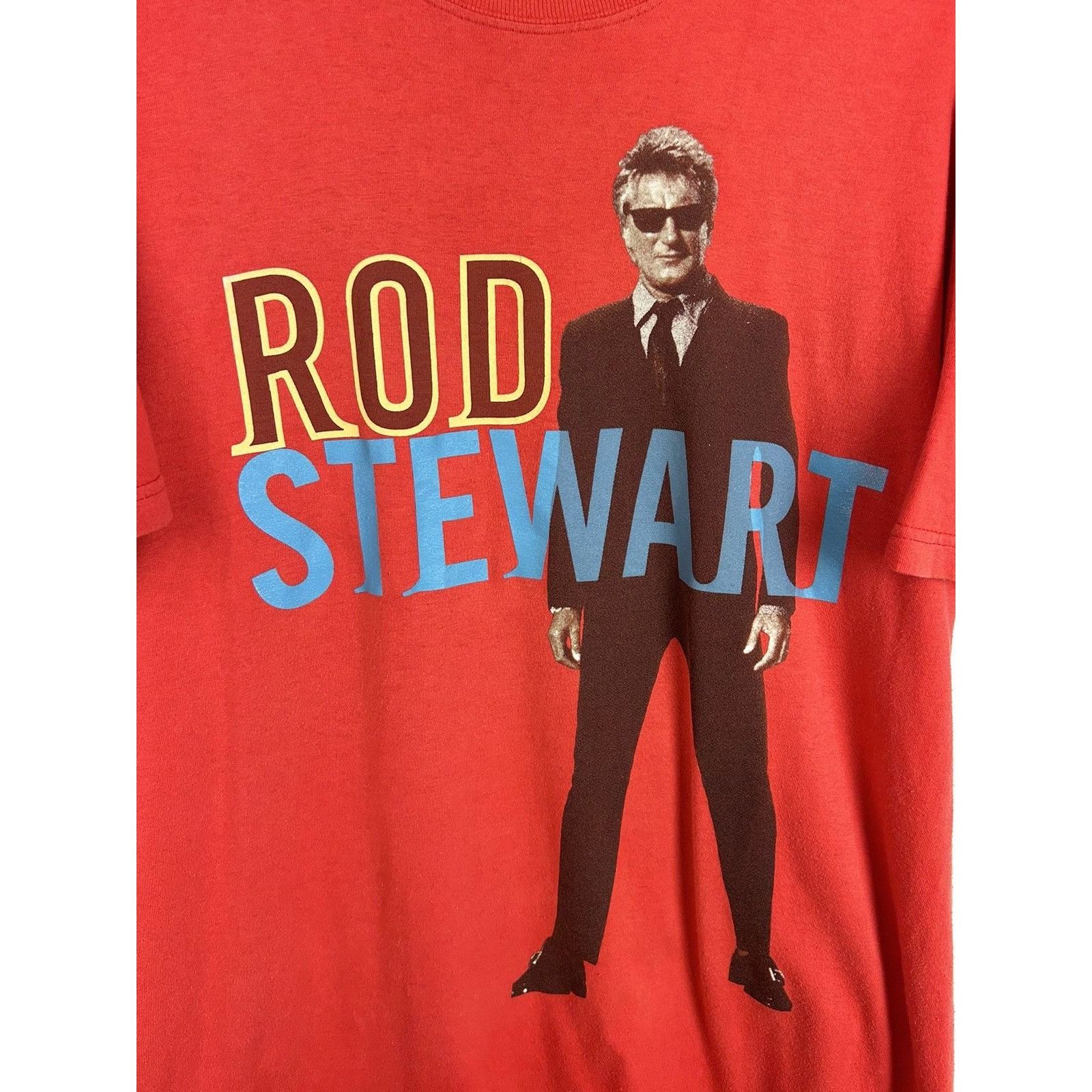 Band Tees 00s Vintage Rod Stewart 2002 Tour Short Sleeve T-Shirt Size US L / EU 52-54 / 3 - 2 Thumbnail