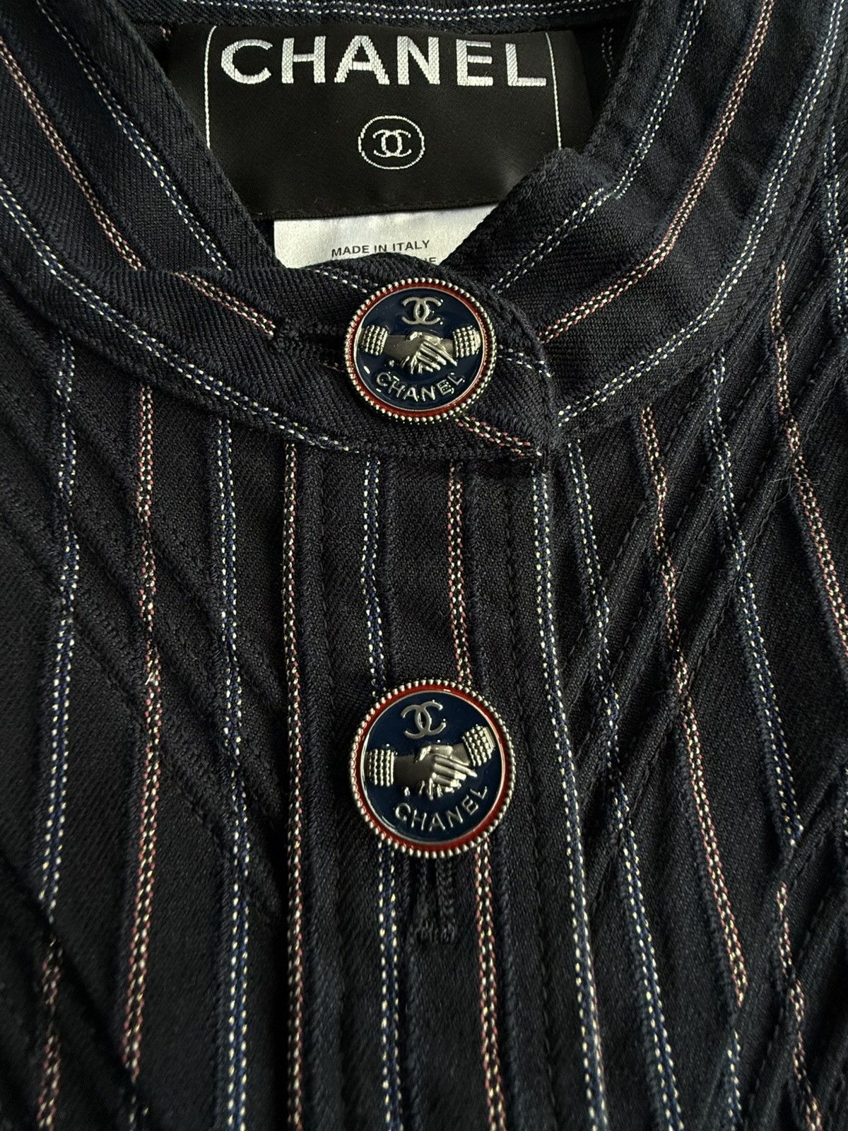 Chanel Chanel - 2008 Stripes Evening Jacket Size XS / US 0-2 / IT 36-38 - 6 Thumbnail