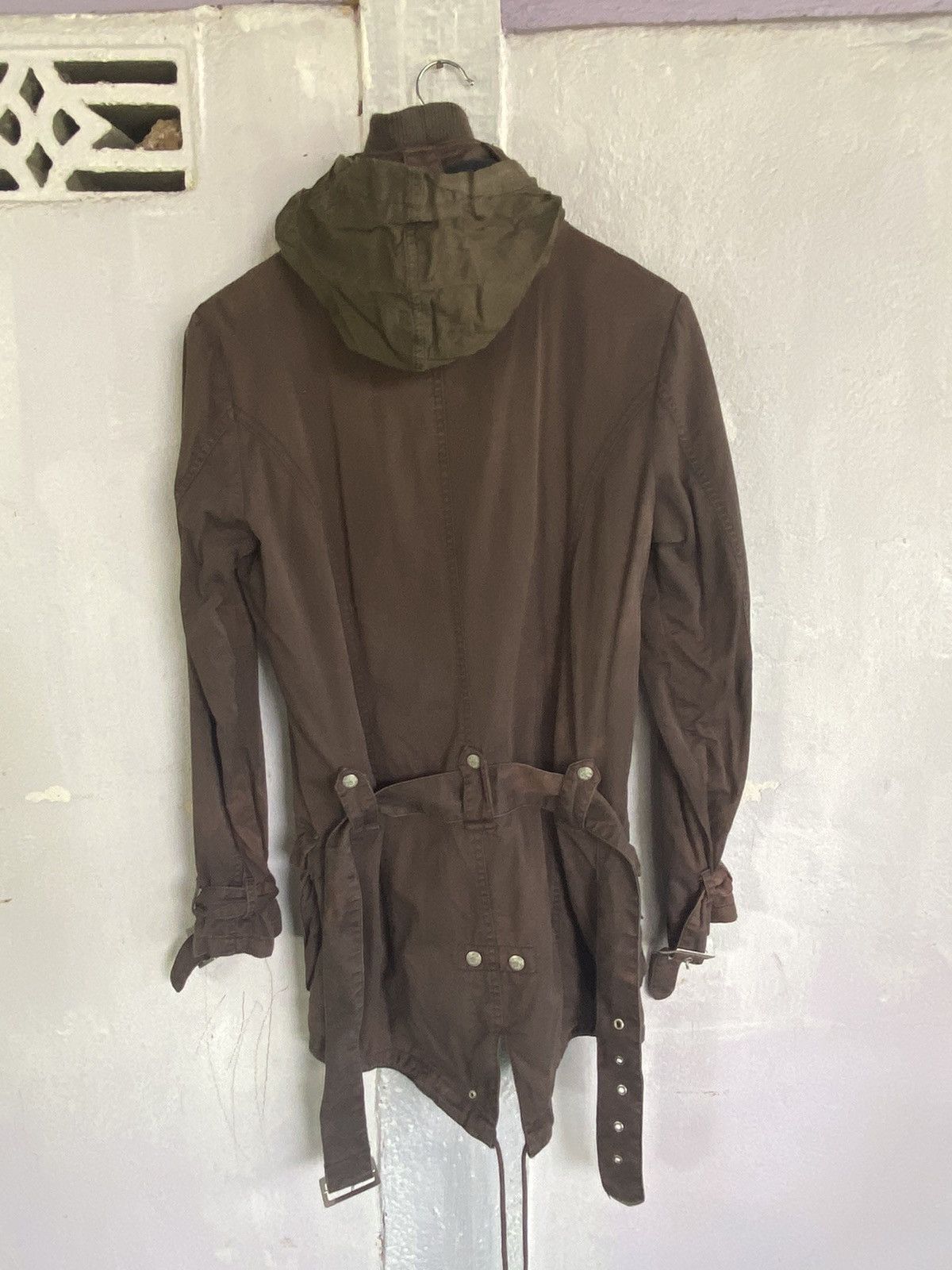 In The Attic × Japanese Brand In The Attic Distressed Long Jacket Hoodie Size US M / EU 48-50 / 2 - 6 Thumbnail