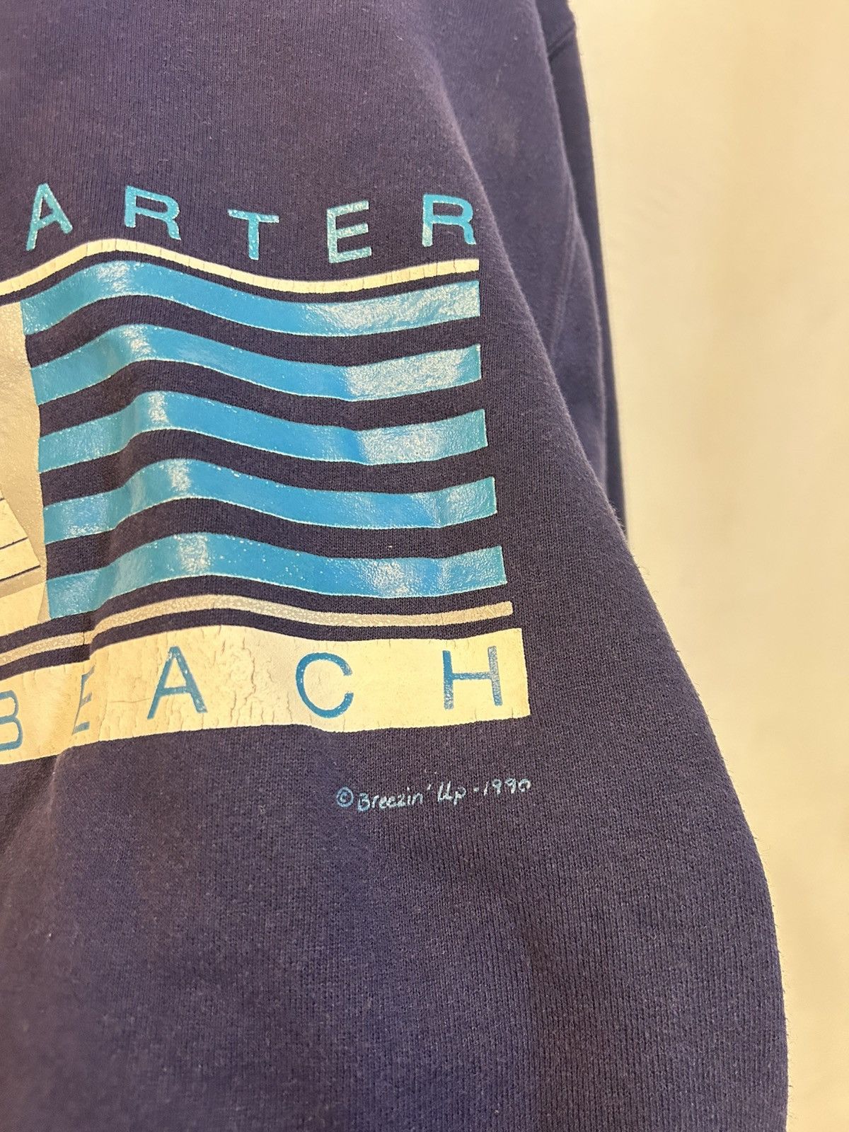 Vintage 90s Russell Athletic Miami Beach Ocean Charter Sweatshirt Size US S / EU 44-46 / 1 - 4 Thumbnail