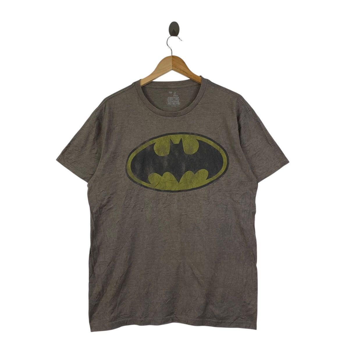 Gap GAP Batman T-Shirt Brown Classic Logo DC Comics Licensed Size US L / EU 52-54 / 3 - 1 Thumbnail