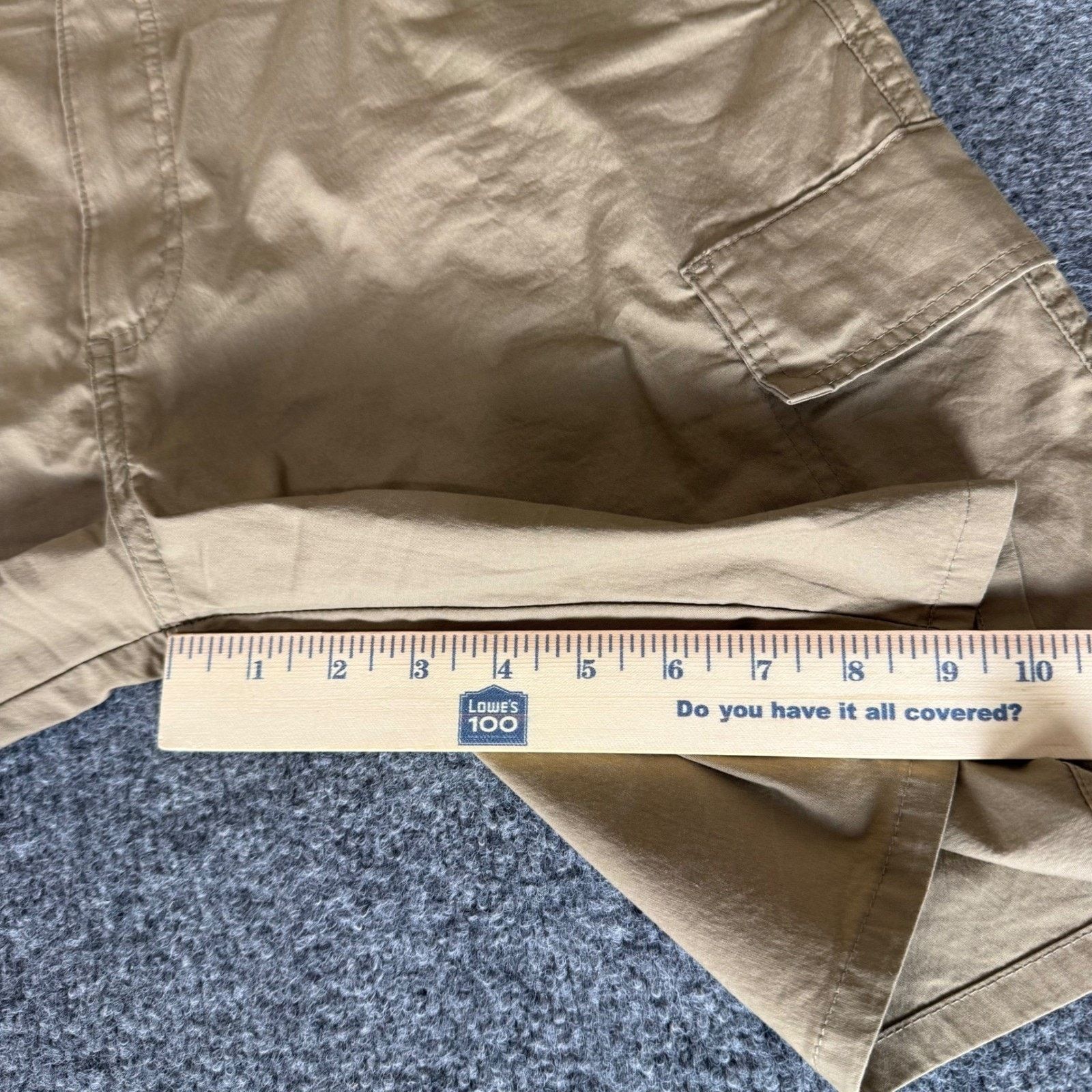 Wrangler Wrangler ATG Cargo Shorts Mens 36 Beige Outdoor Hiking Trail Size US 36 / EU 52 - 7 Thumbnail