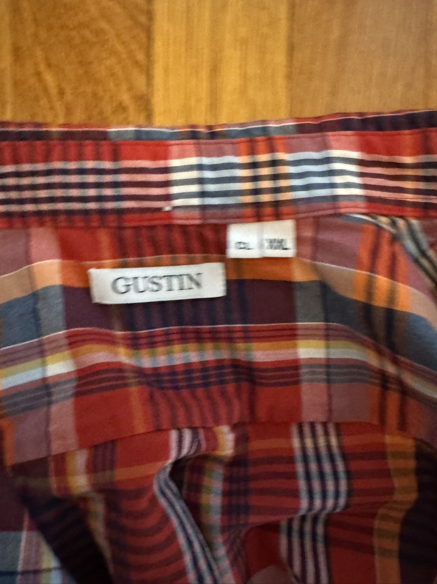 Gustin Gustin madras long sleeve button down Size US XL / EU 56 / 4 - 2 Thumbnail