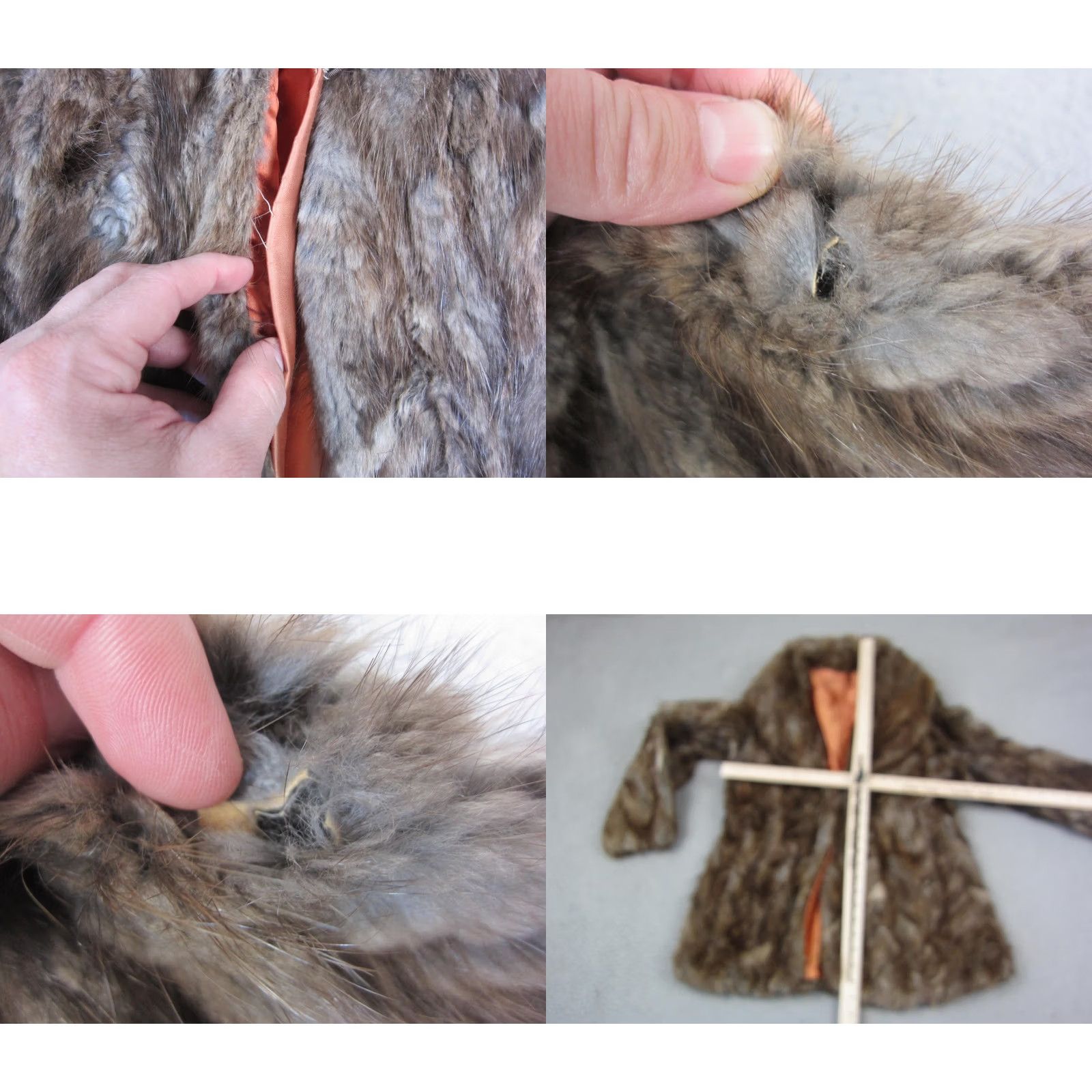 Vintage VINTAGE Fur Coat Womens Small Brown Mod Plush Winter Coat Glam 60s 70s Size S / US 4 / IT 40 - 8 Thumbnail