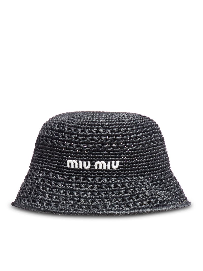 Miu Miu WOVEN FABRIC HAT Grailed