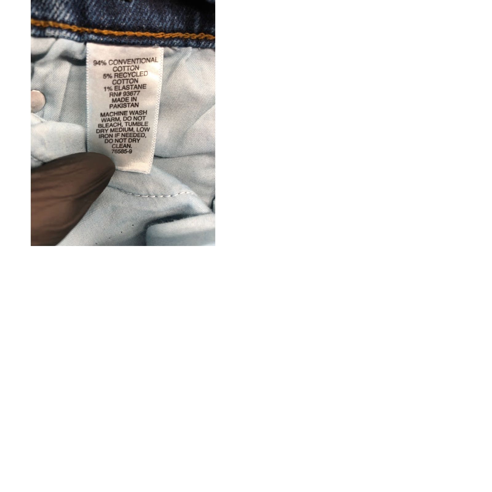 Vintage Mutual Weave The Taper Jeans Mens 40x30 Mid Rise Medium Wash Blue Size US 40 / EU 56 - 9 Thumbnail