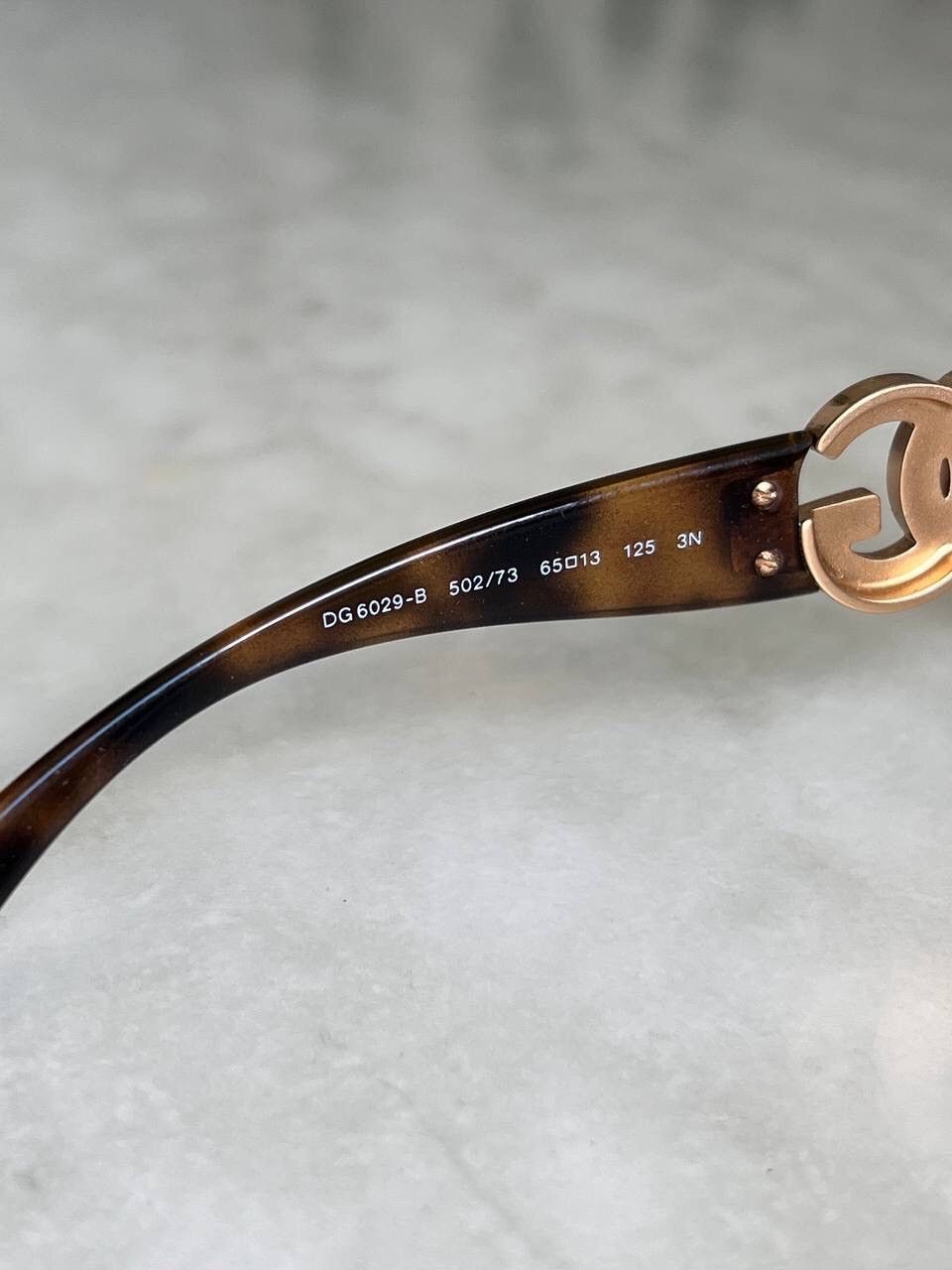 Dolce & Gabbana × Vintage Y2K Dolce & Gabbana Sunglasses Rhinestone Strass 2000s Wrap Size ONE SIZE - 10 Thumbnail