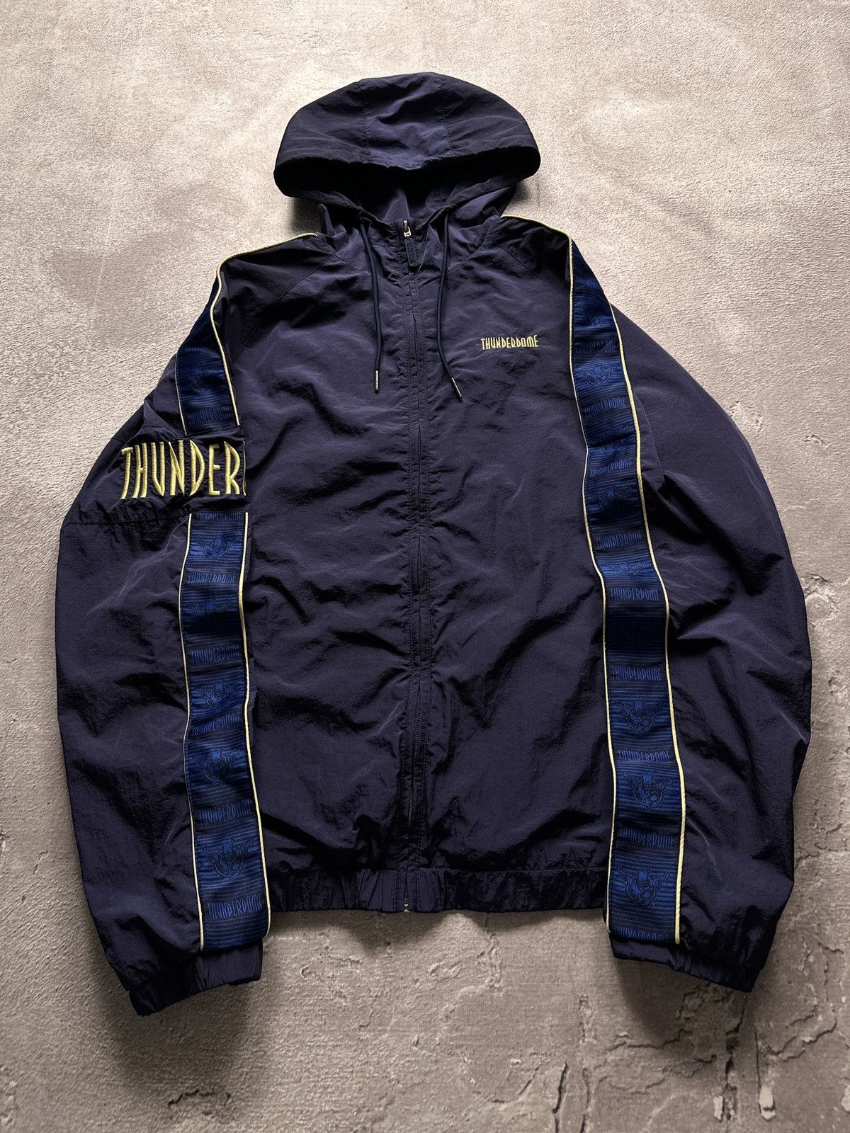 Thunderdome Vintage 00s Thunderdome Hardcore Rave Gabber Big Logo Jacket Size US L / EU 52-54 / 3 - 2 Thumbnail