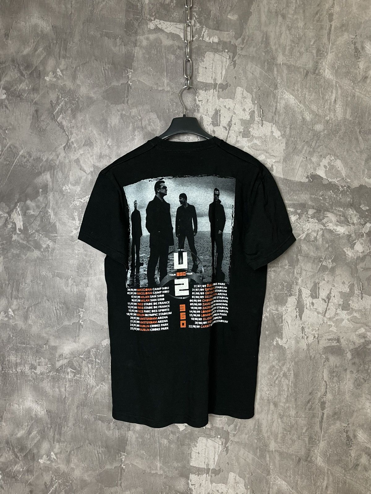 Band Tees × Vintage Vintage U2 Irish Rock Band Full Print 360 Tour T Shirt Size US M / EU 48-50 / 2 - 2 Thumbnail