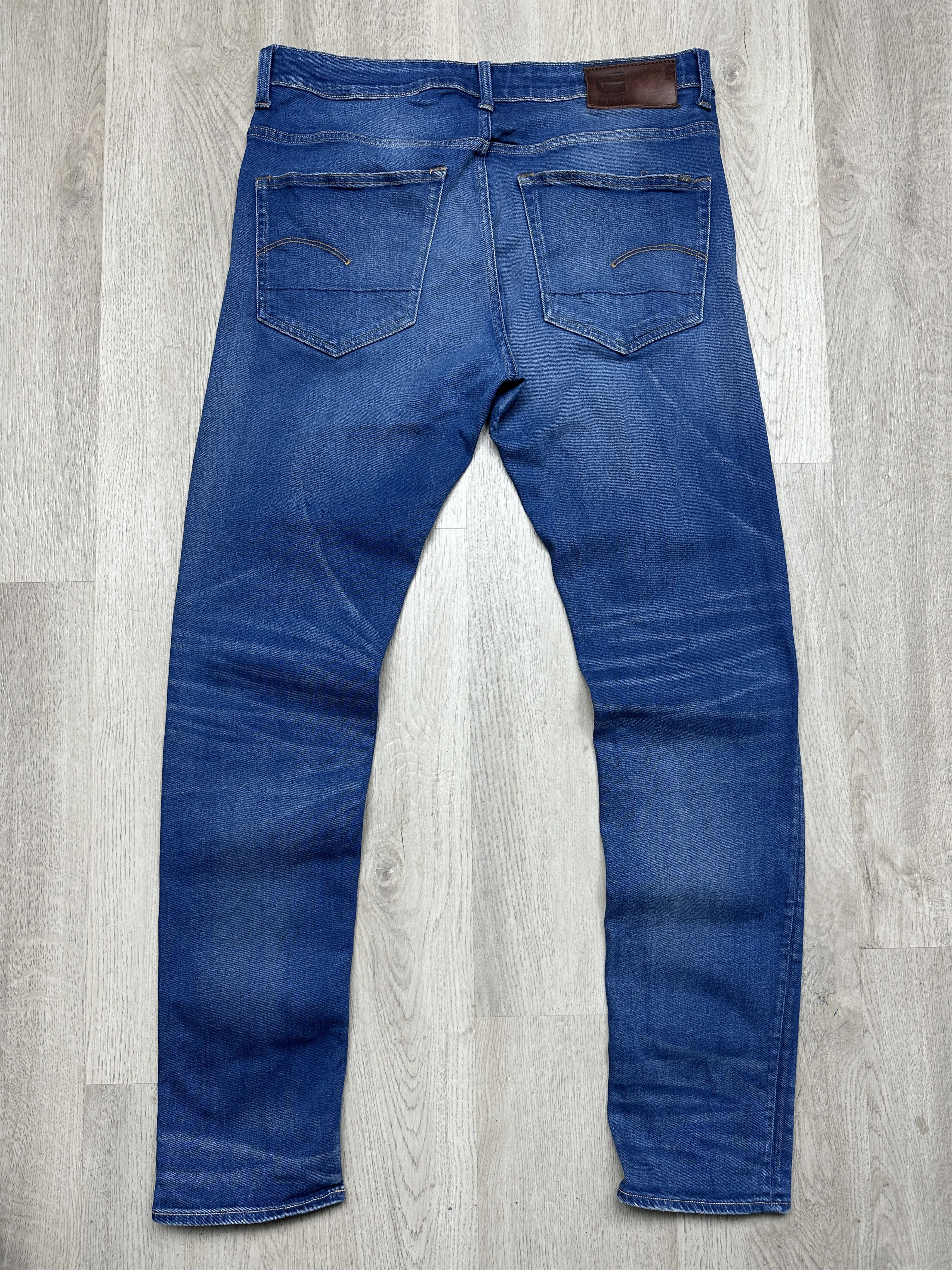 G-Star G Star Raw 3301 Slim Mens Denim Pants Jeans Size US 34 / EU 50 - 6 Thumbnail