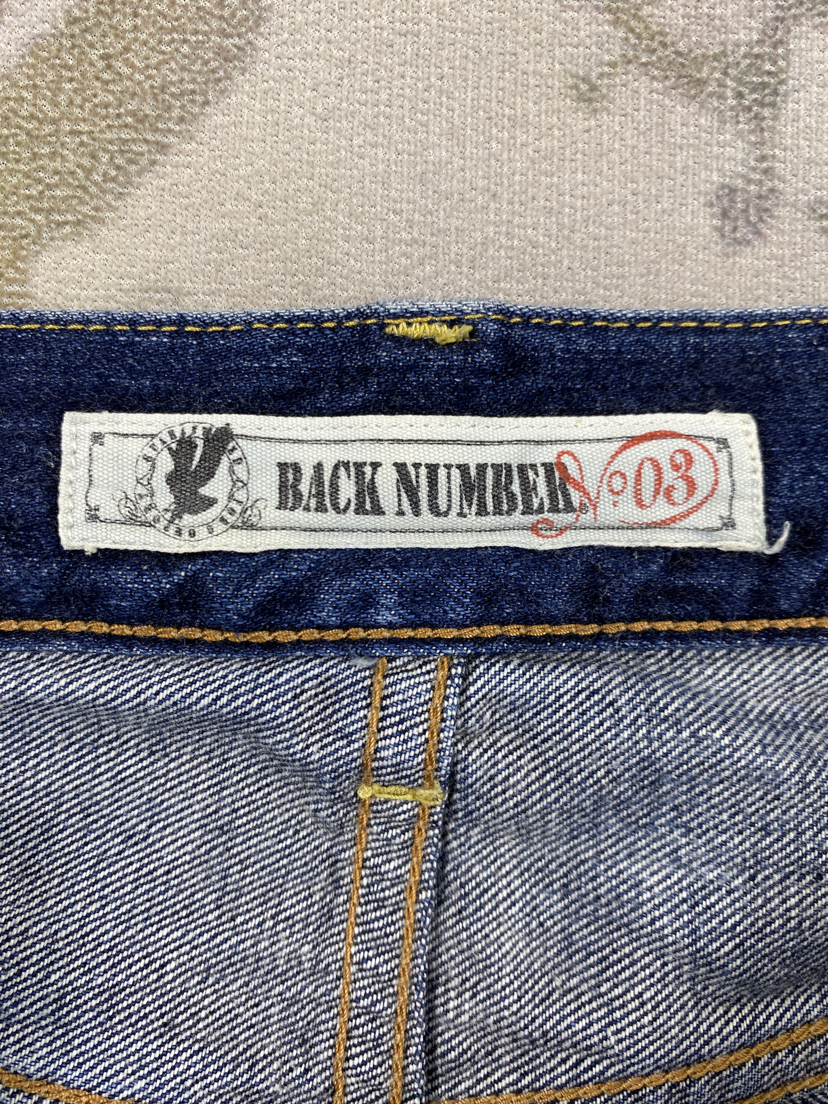 Japanese Brand Blue Vintage Back Number Jeans 36x30 Denim- JN3547 Size US 36 / EU 52 - 9 Thumbnail