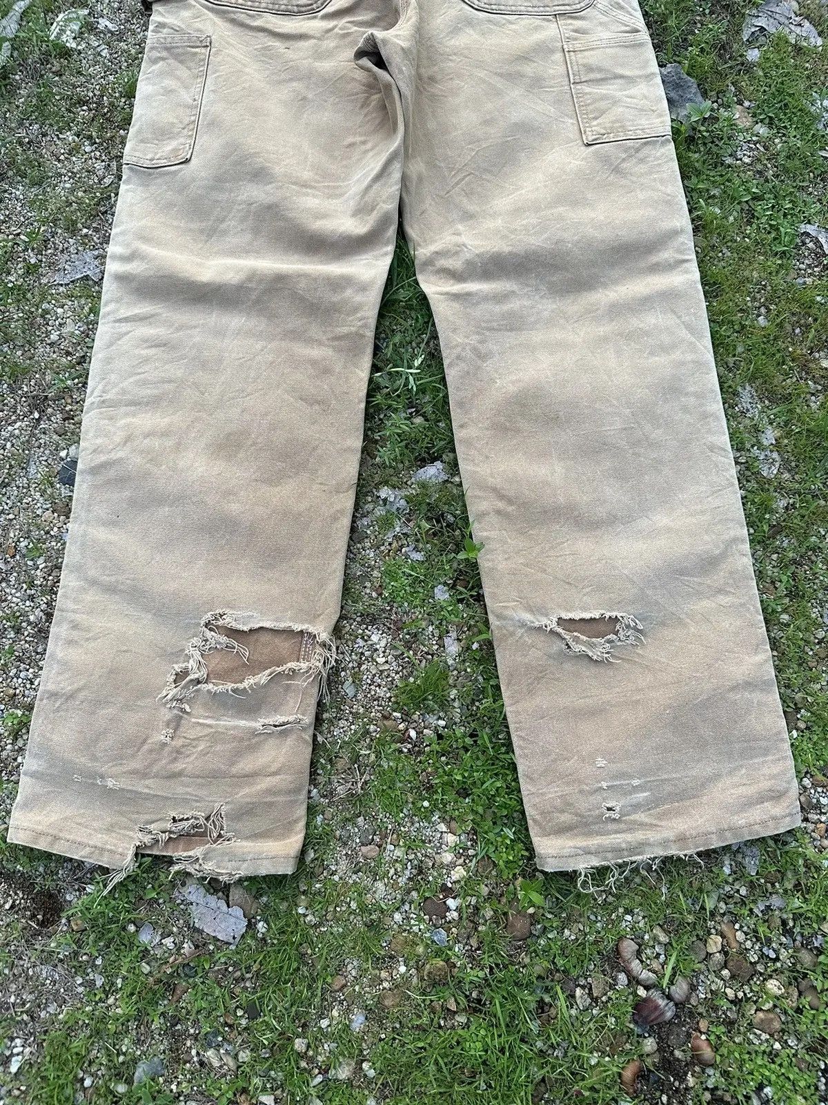 Carhartt FADED BROWN VINTAGE CARHARTT WORK WEAR MADE IN USA PANTS Size US 33 - 13 Thumbnail