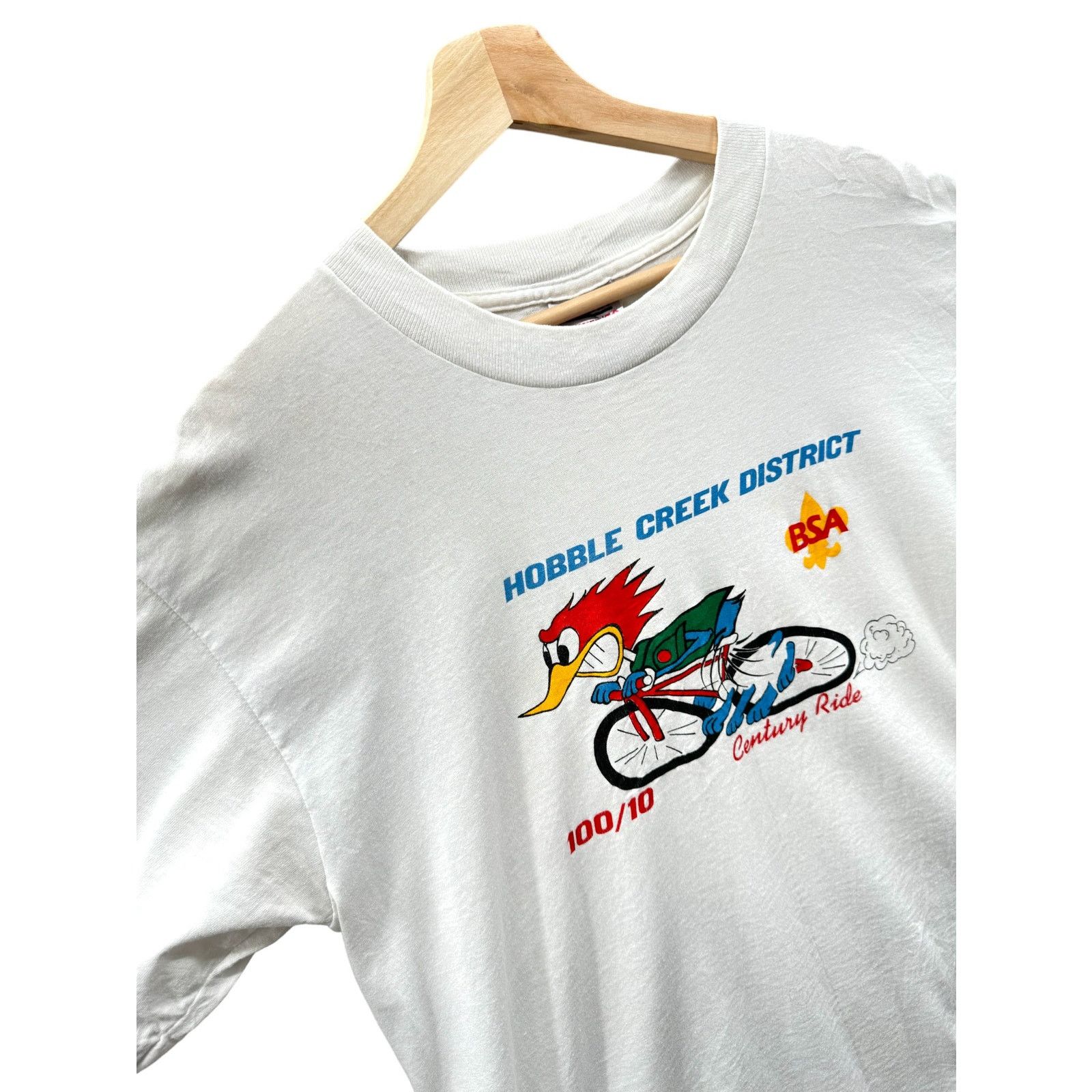 Vintage Vintage 1990's Hobble Creek District Cartoon Graphic Tee Size US XL / EU 56 / 4 - 4 Thumbnail