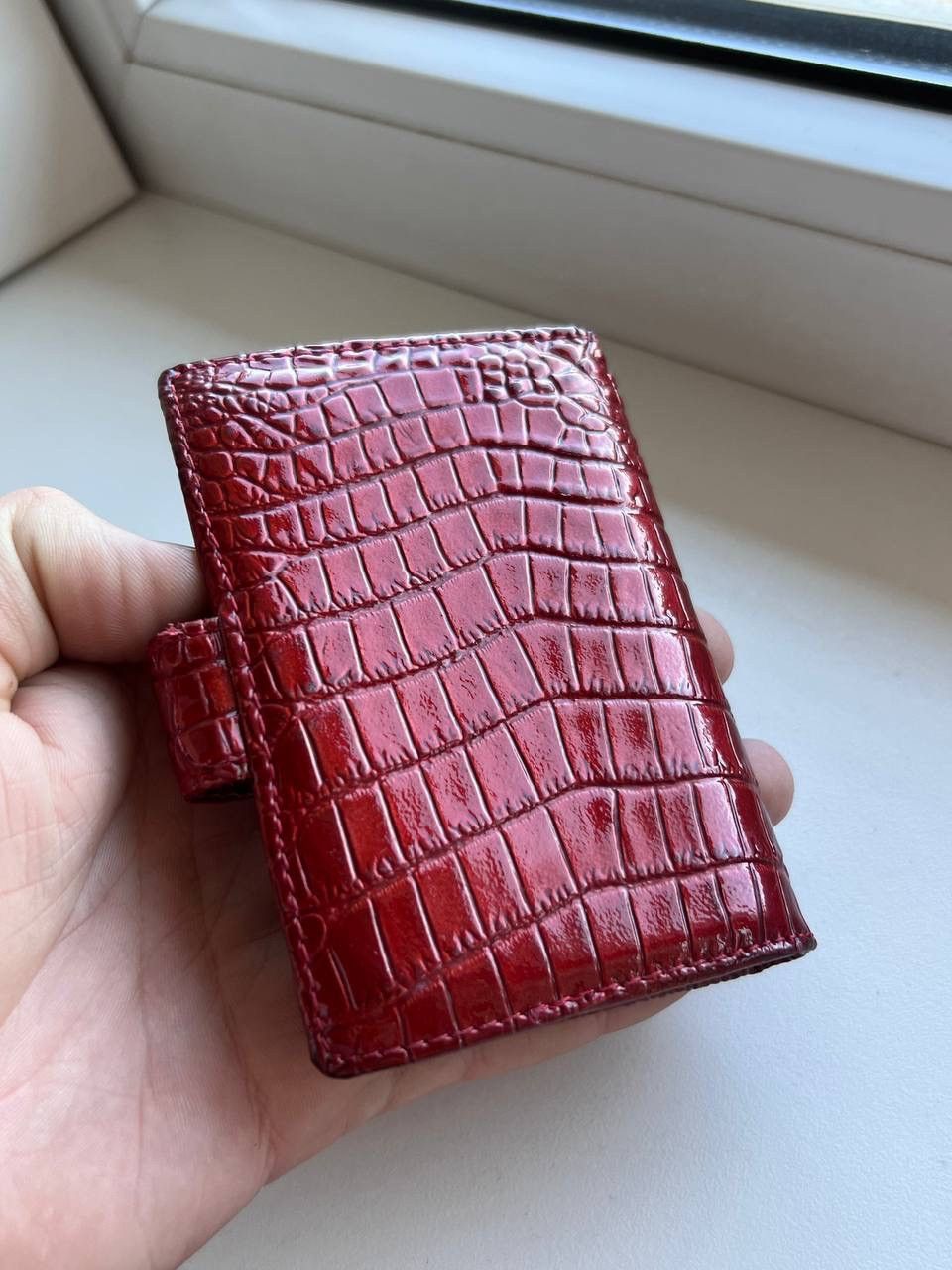Dior Christian Dior Card Holder Wallet Vintage 90’s Red Burgundy Size ONE SIZE - 3 Thumbnail