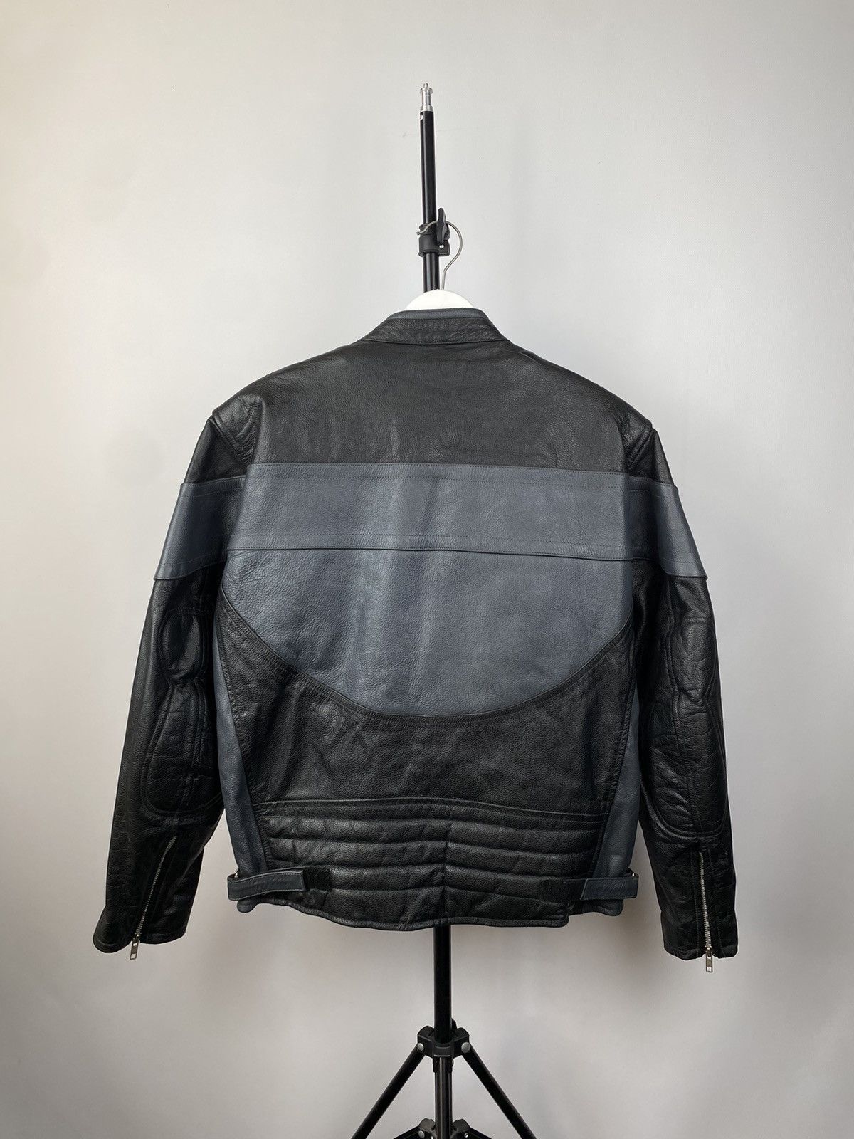 Genuine Leather Vintage Leather Biker Echo Jacket Chrome Hearts Style Size US M / EU 48-50 / 2 - 9 Thumbnail