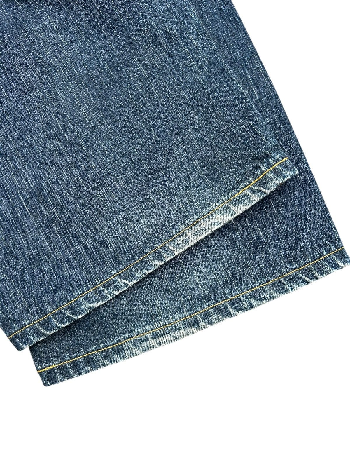 Kapital Vintage Edwin 505V Selvedge Repair Distressed Denim Jeans Size US 36 / EU 52 - 14 Thumbnail