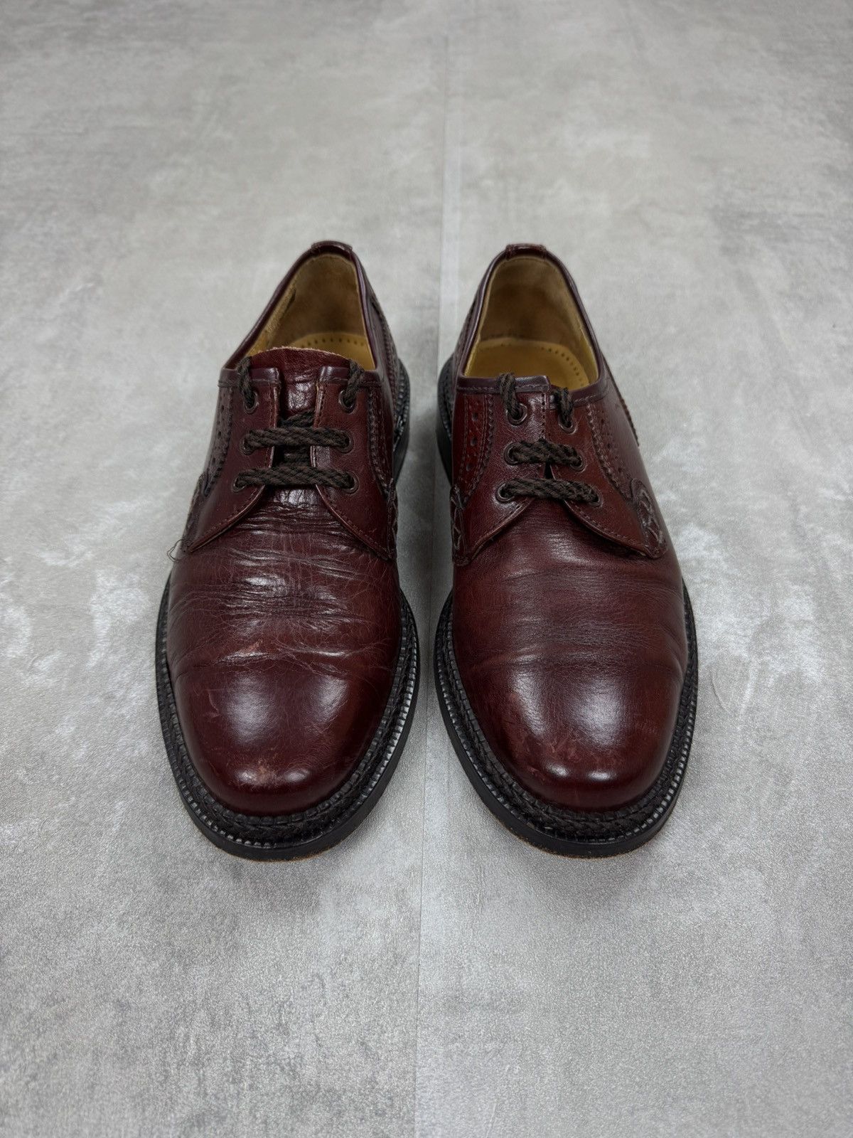 LLOYD Lloyd Marac Mens derby brown leather shoes Men classic shoes Size US 6 / EU 39 - 2 Thumbnail
