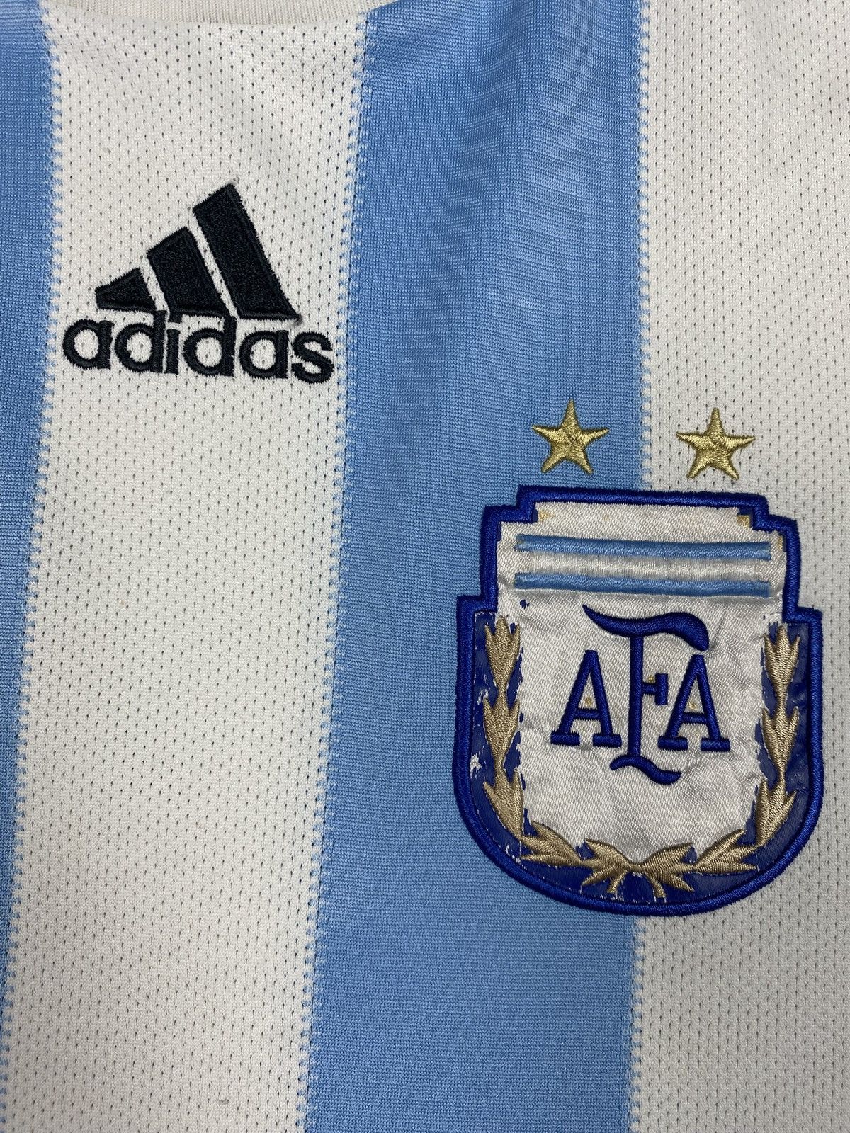 Adidas Adidas Argentina National Team Home Jersey 2009 AFA Size US XXL / EU 58 / 5 - 9 Thumbnail