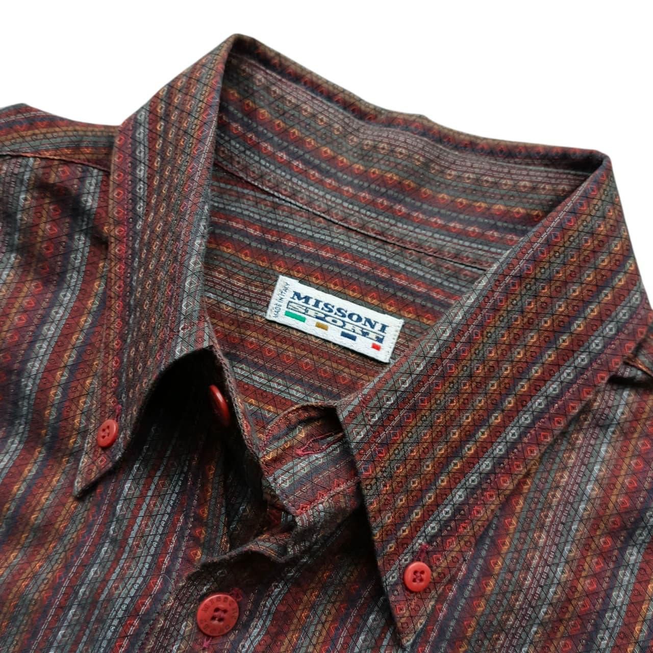 Missoni Missoni missoni sport vintage button up long sleeve shirt Size US L / EU 52-54 / 3 - 5 Thumbnail