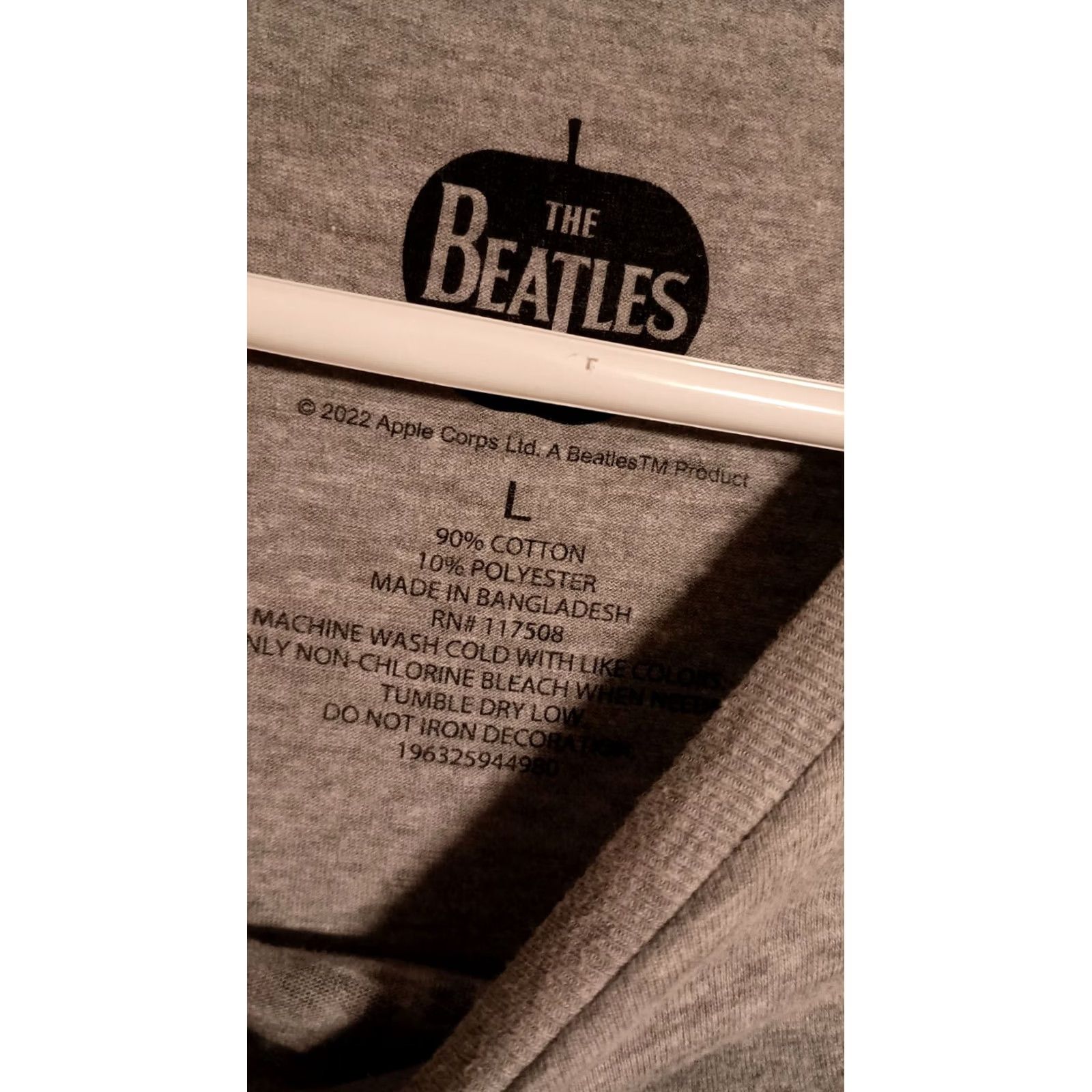 Mad Engine Abbey Road T-Shirt The Beatles Gray L Men Short Sleeve Crew Neck Regular Mad Engine Retro Vintage: No Size US L / EU 52-54 / 3 - 3 Thumbnail