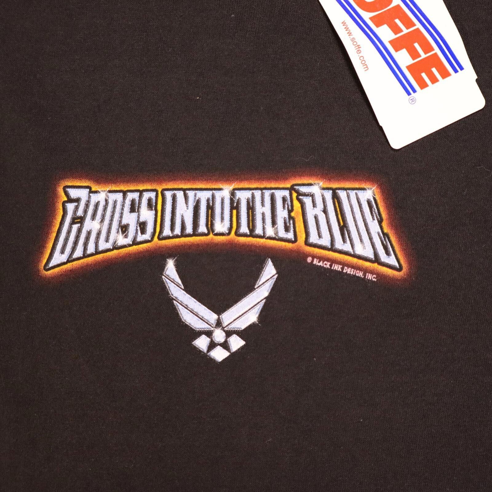 Soffe Air Force "Cross Into The Blue" Black Shirt XL 2005 defect Size US XL / EU 56 / 4 - 3 Thumbnail