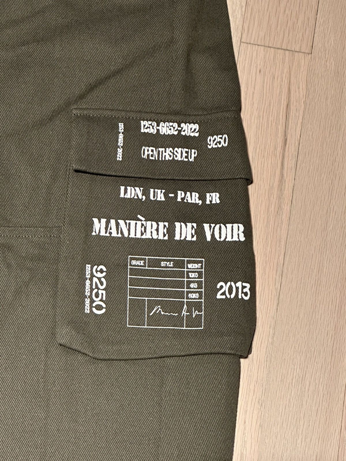 Maniere De Vior Maniere De Voir Army Green Cargo pants Size US 30 / EU 46 - 5 Thumbnail