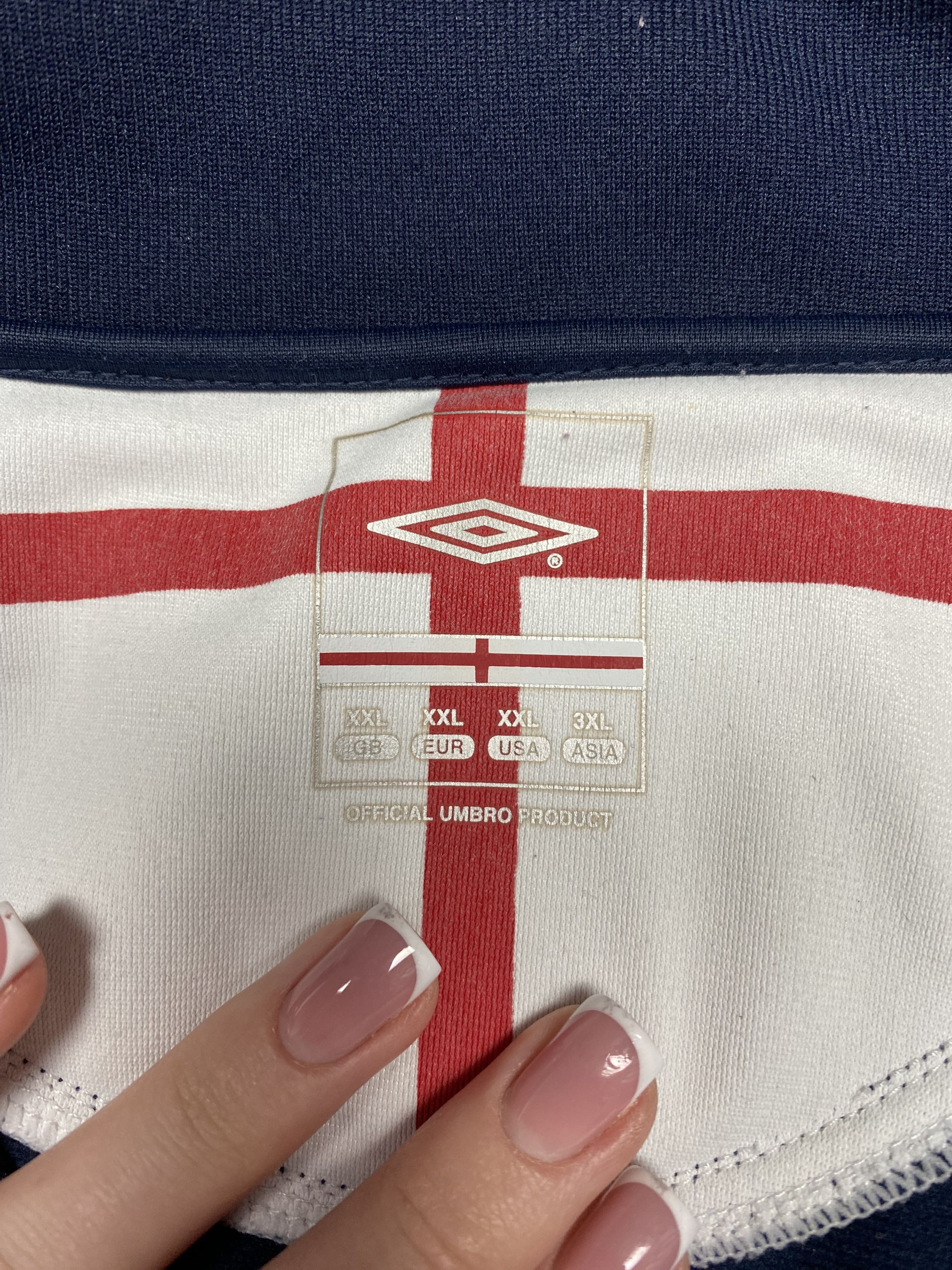Umbro × Vintage Umbro England Vintage Mens Track Top Jacket Size US XXL / EU 58 / 5 - 7 Thumbnail