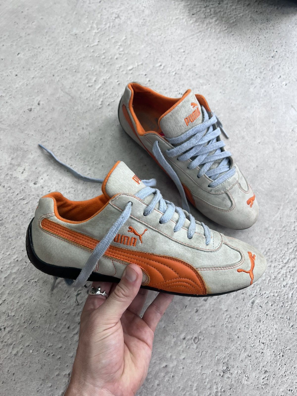 Puma Vintage Puma Speedcat leather Mostro sneakers shoes Size US 6 / EU 39 - 6 Thumbnail