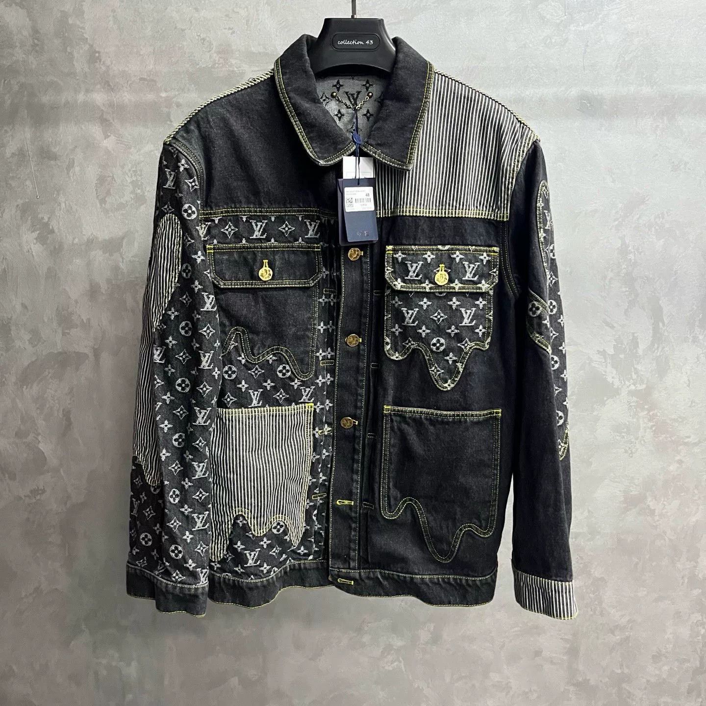 Louis Vuitton Louis Vuitton Patchwork Black Light Jacket xs Men Size US M / EU 48-50 / 2 - 1 Thumbnail