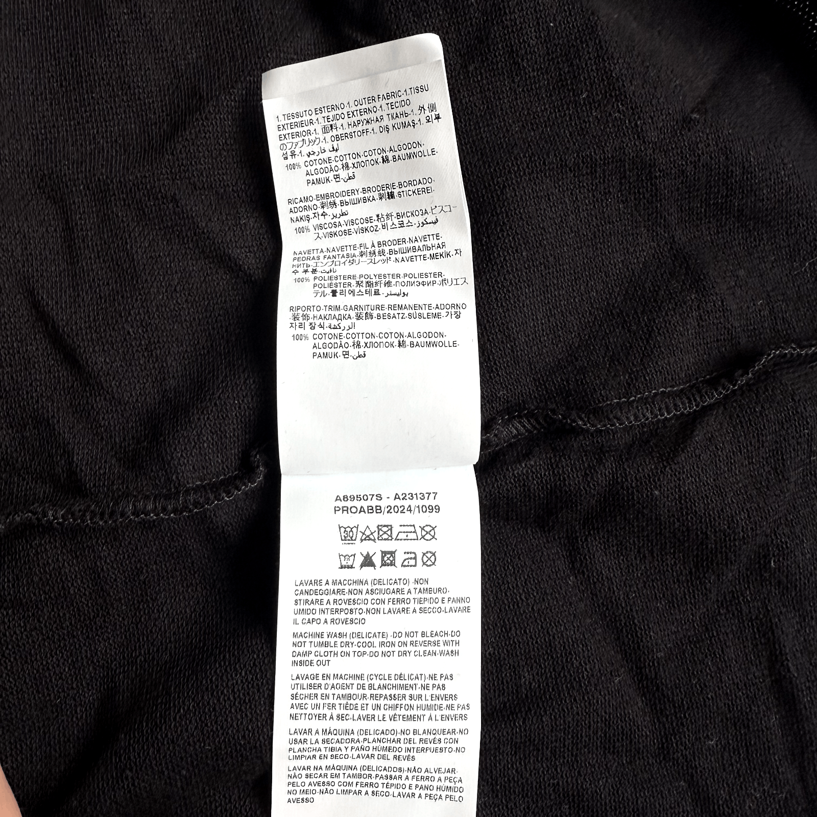 Versace Versace Black Polo With Medusa Head on Right Chest Size XL Size US XL / EU 56 / 4 - 4 Thumbnail