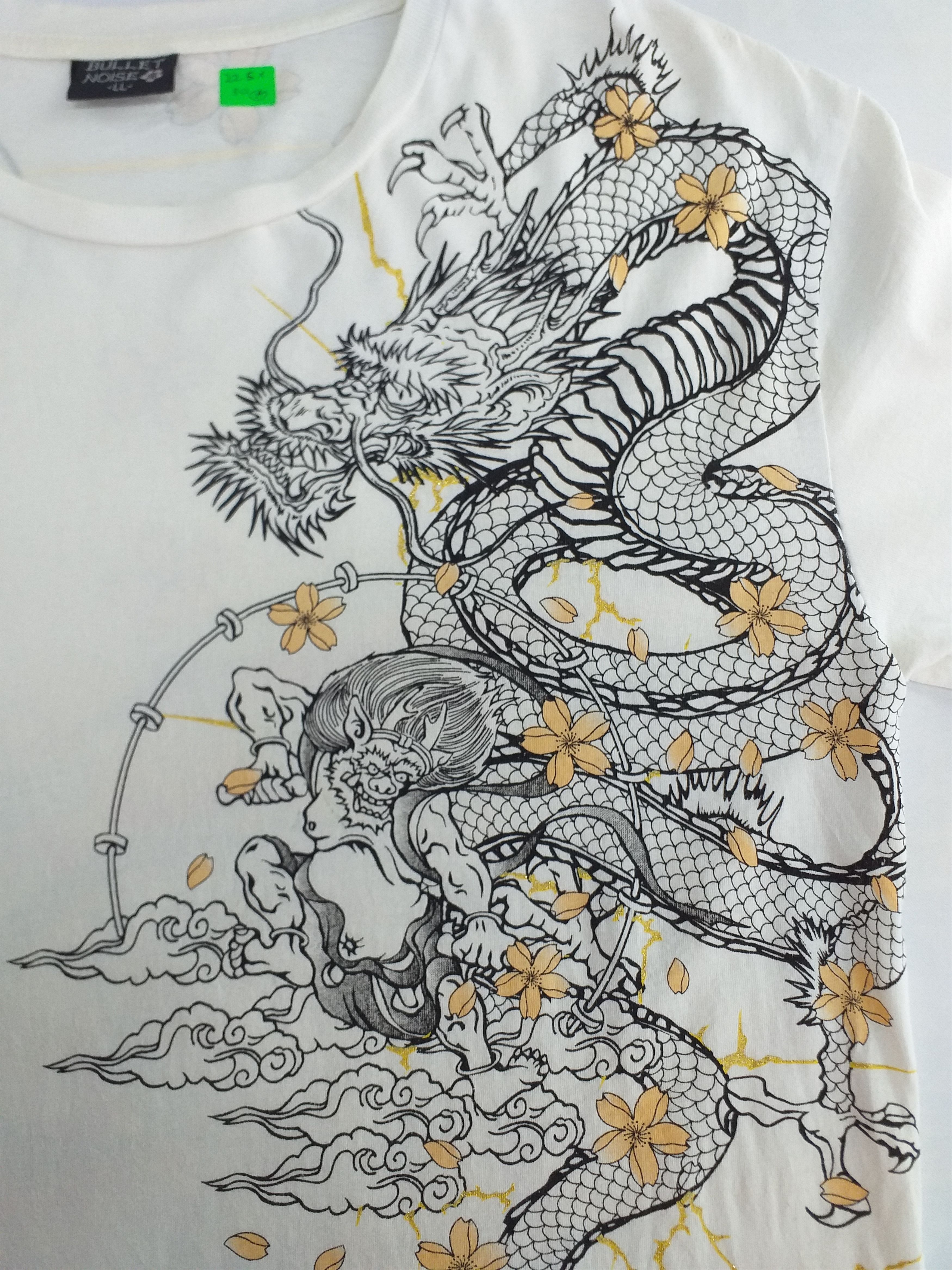 Japanese Brand Japanese Brand Bullet Noise T-Shirt Large Tee -A059 Size US L / EU 52-54 / 3 - 3 Thumbnail