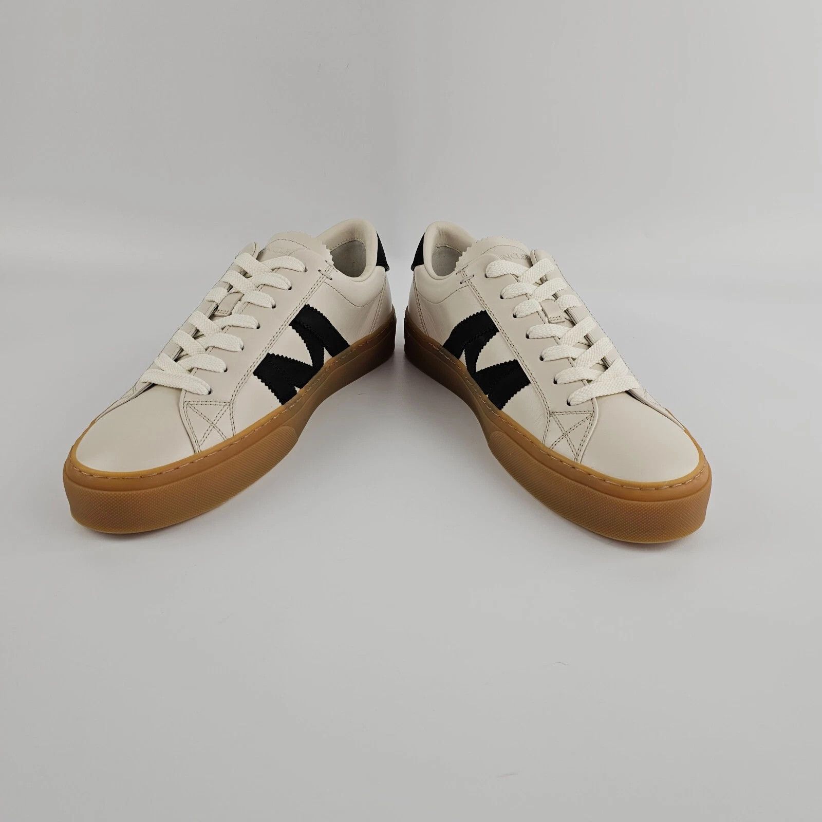 Moncler MONCLER Monaco2 Men's Beige Sneakers New Size US 6 / EU 39 - 6 Thumbnail