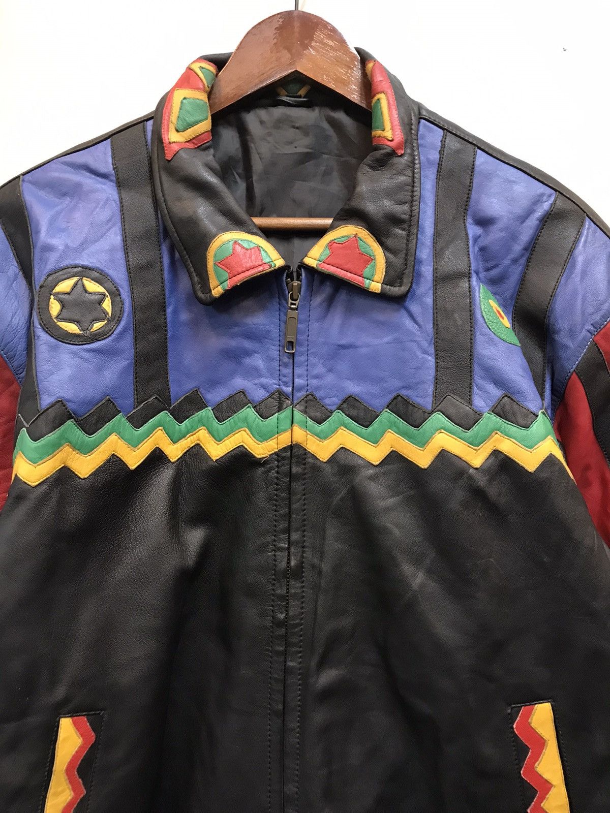 Vintage Vintage Native american indiana leather jacket Size US L / EU 52-54 / 3 - 5 Thumbnail