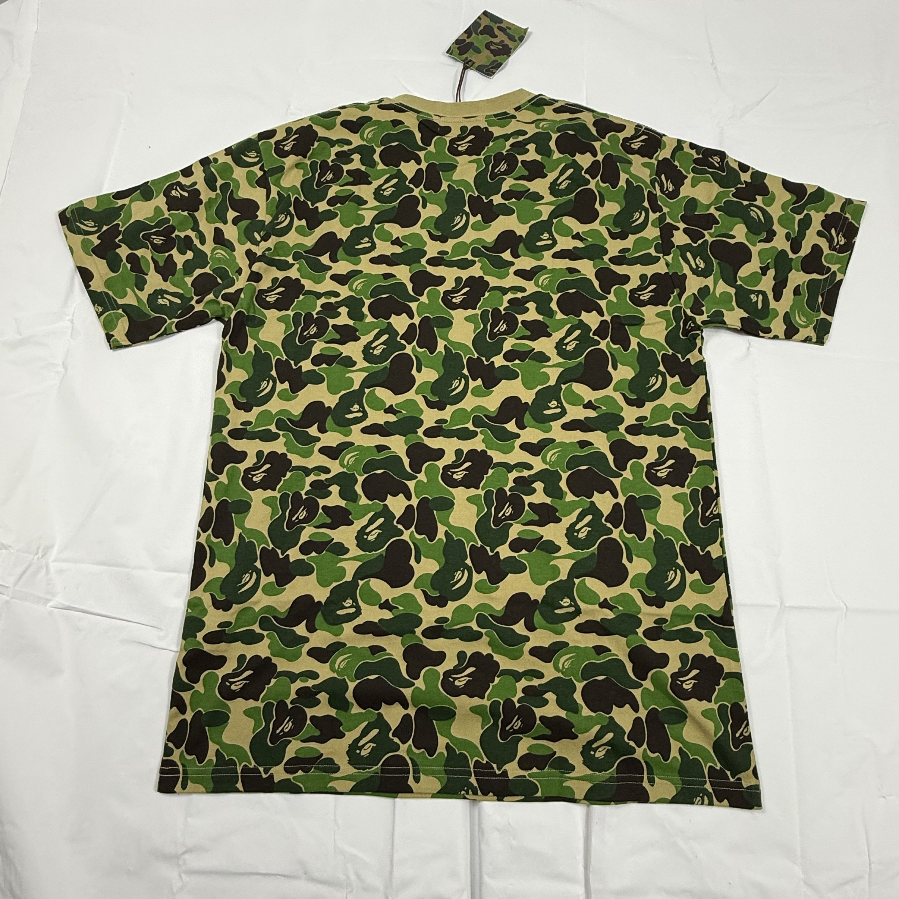 Bape A Bathing Ape Mens ABC Camo Multi Logo Shirt Green XL Size US XL / EU 56 / 4 - 11 Thumbnail