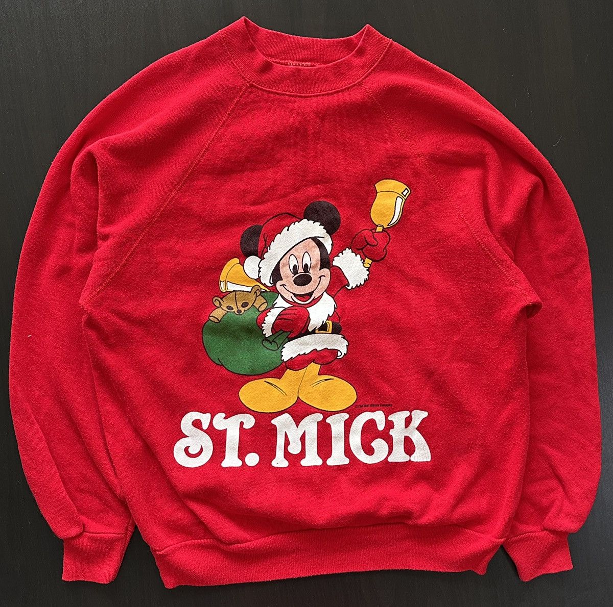 Mickey Mouse 80’s Vintage Mickey Mouse “St. Mick” Sweatshirt – Artex –USA Size US L / EU 52-54 / 3 - 1 Thumbnail