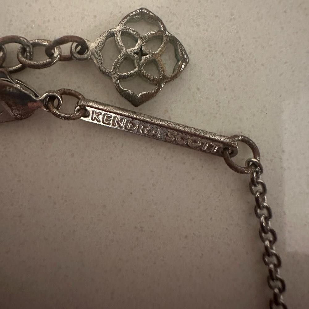 Kendra Scott Kendra Scott Silver Decklyn Signature Logo Pendant Necklace Size ONE SIZE - 4 Thumbnail