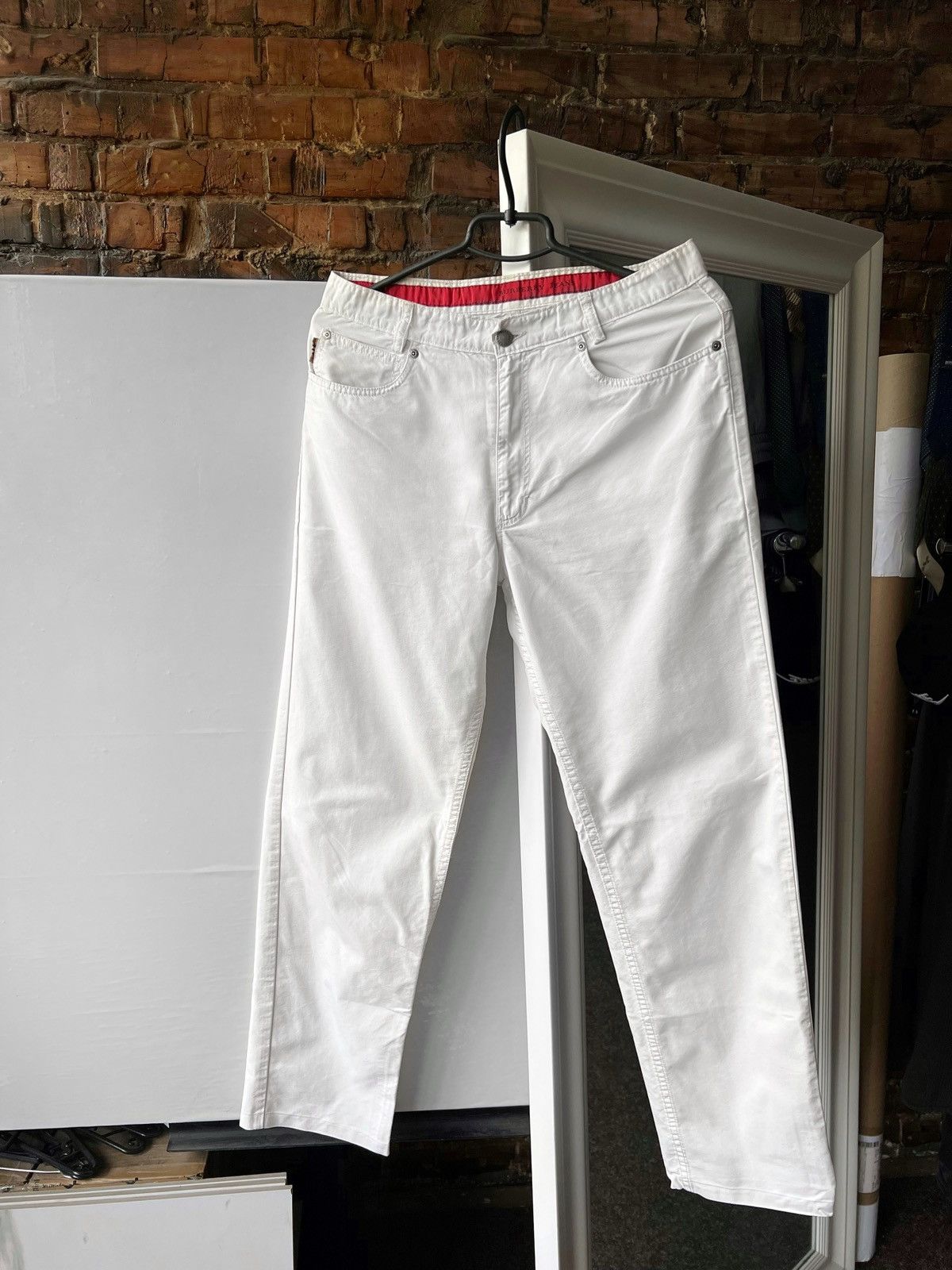 Burberry London Men's White Premium Jeans Pants