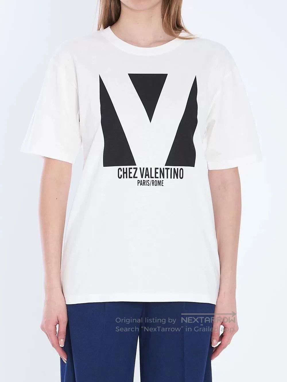 Valentino valentino garavani women's t-shirt with logo. Size US XS / EU 42 / 0 - 2 Thumbnail