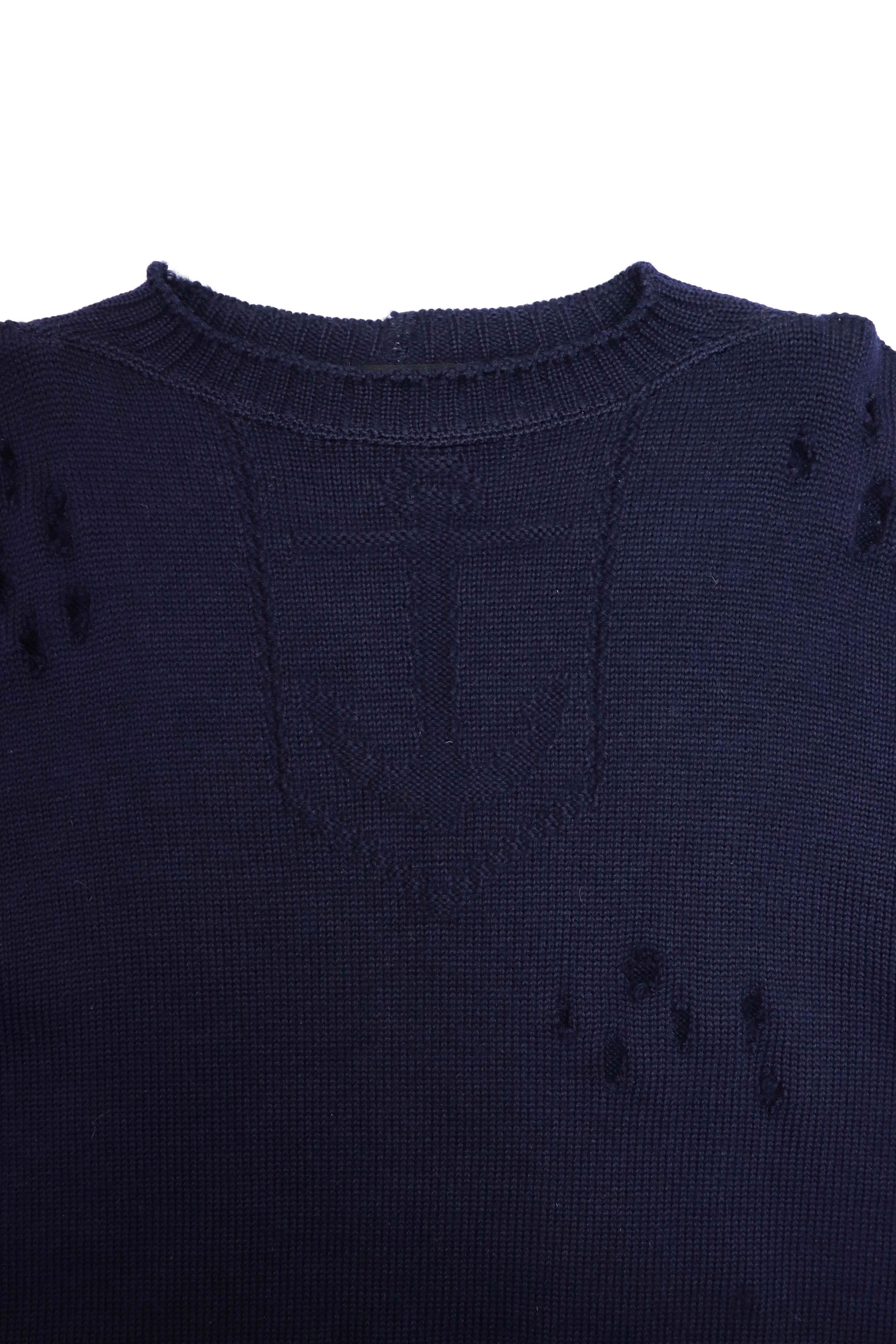 Vintage Sumerland Vintage Anchor Wool Jerseyknit Distressed Sweater Size US M / EU 48-50 / 2 - 8 Thumbnail