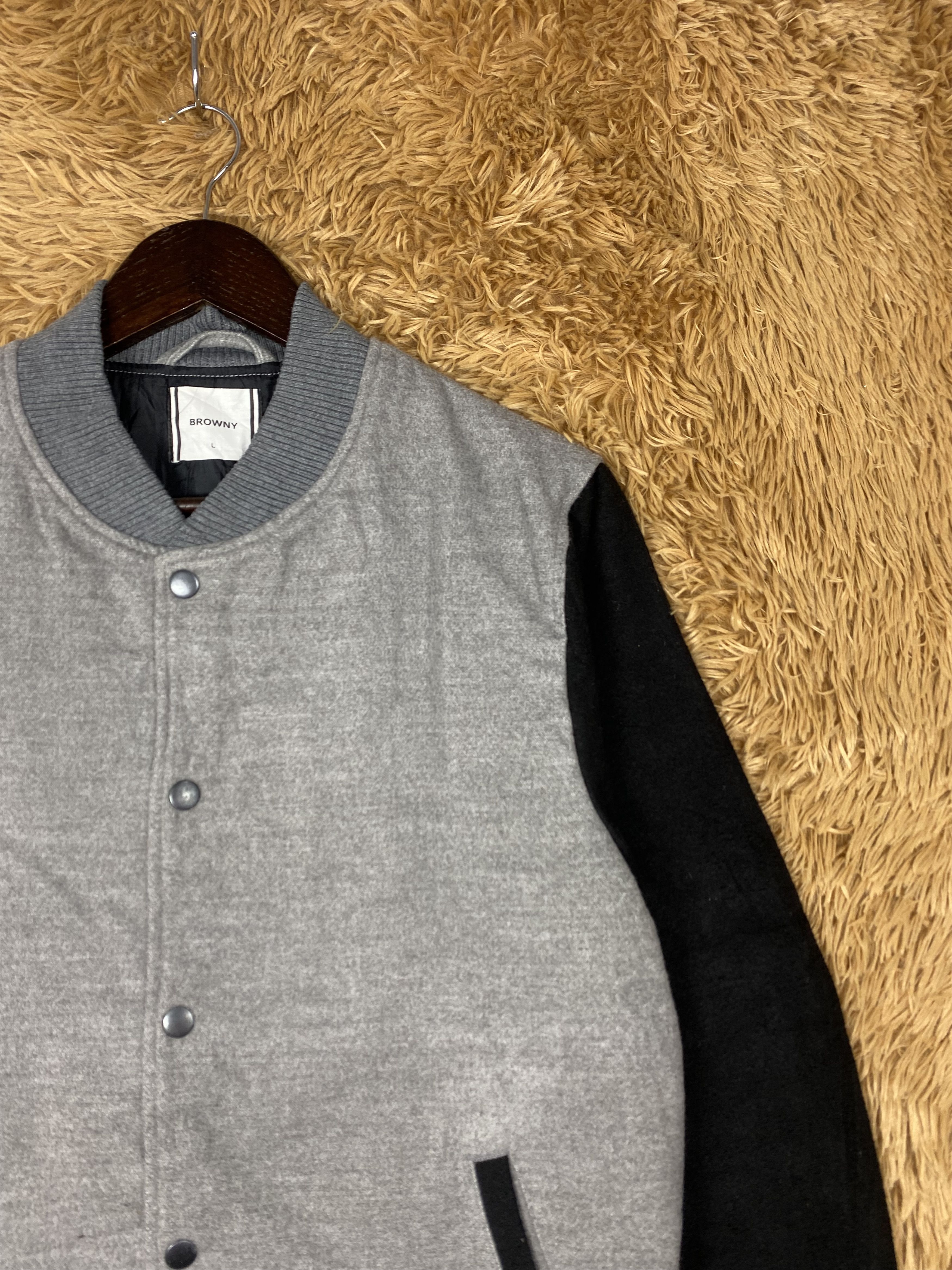 Japanese Brand Vintage Browny Varsity Jacket DJ0468 Size US L / EU 52-54 / 3 - 3 Thumbnail
