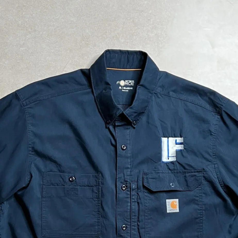 Designer Vintage Carhartt Navy Shirt - XL Size US XL / EU 56 / 4 - 3 Thumbnail