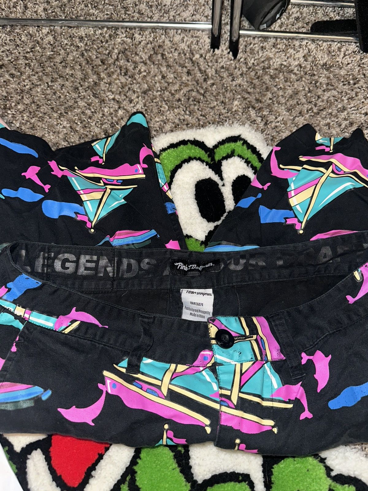 Designer × Pink Dolphin × Vintage pink dolphin shorts size 34 Size US 34 / EU 50 - 3 Thumbnail
