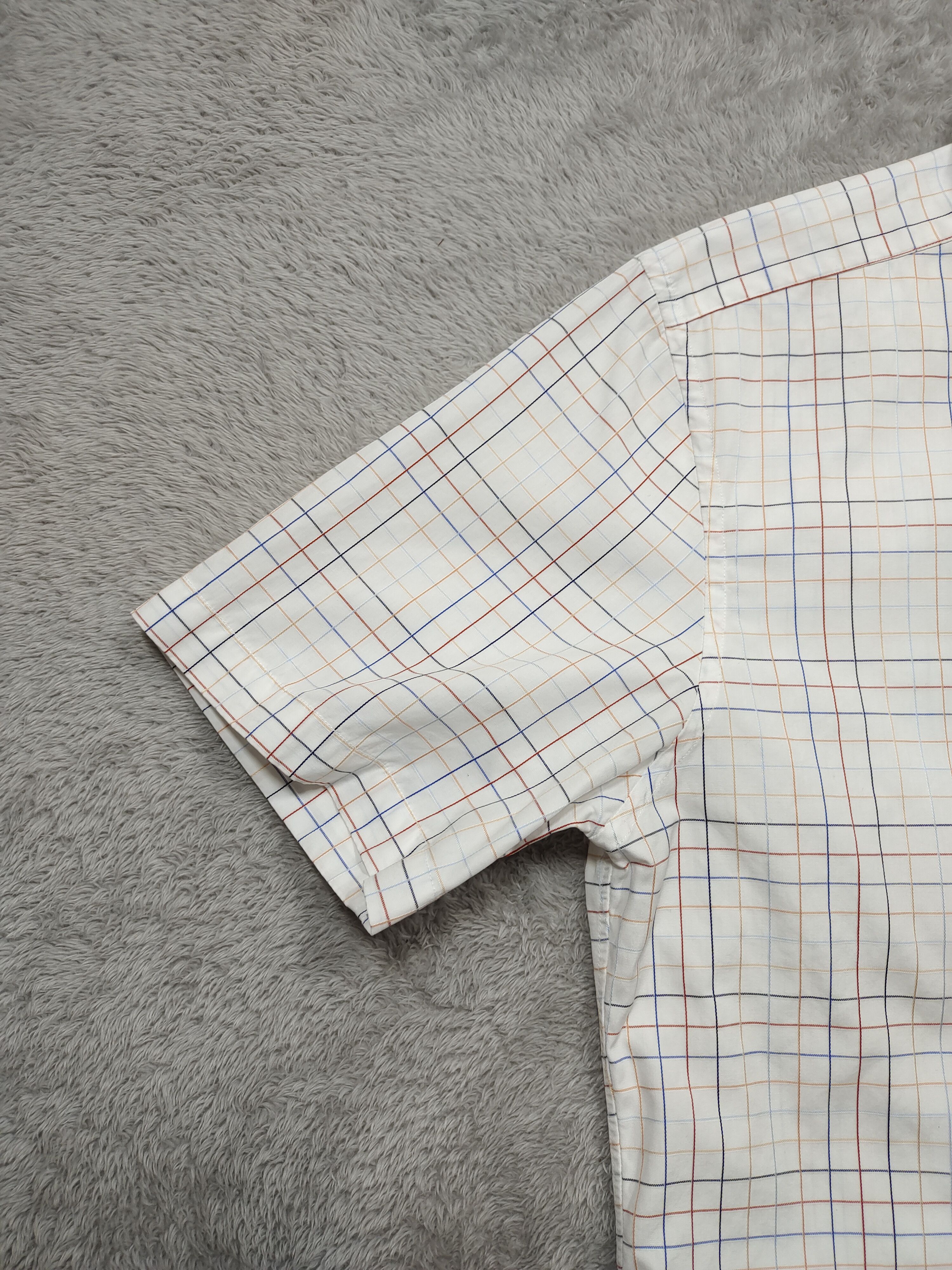Designer PAUL SMITH BUTTON UP MULTICOLOR CHECKERD SHORT SLEEVE SHIRT Size US M / EU 48-50 / 2 - 4 Thumbnail