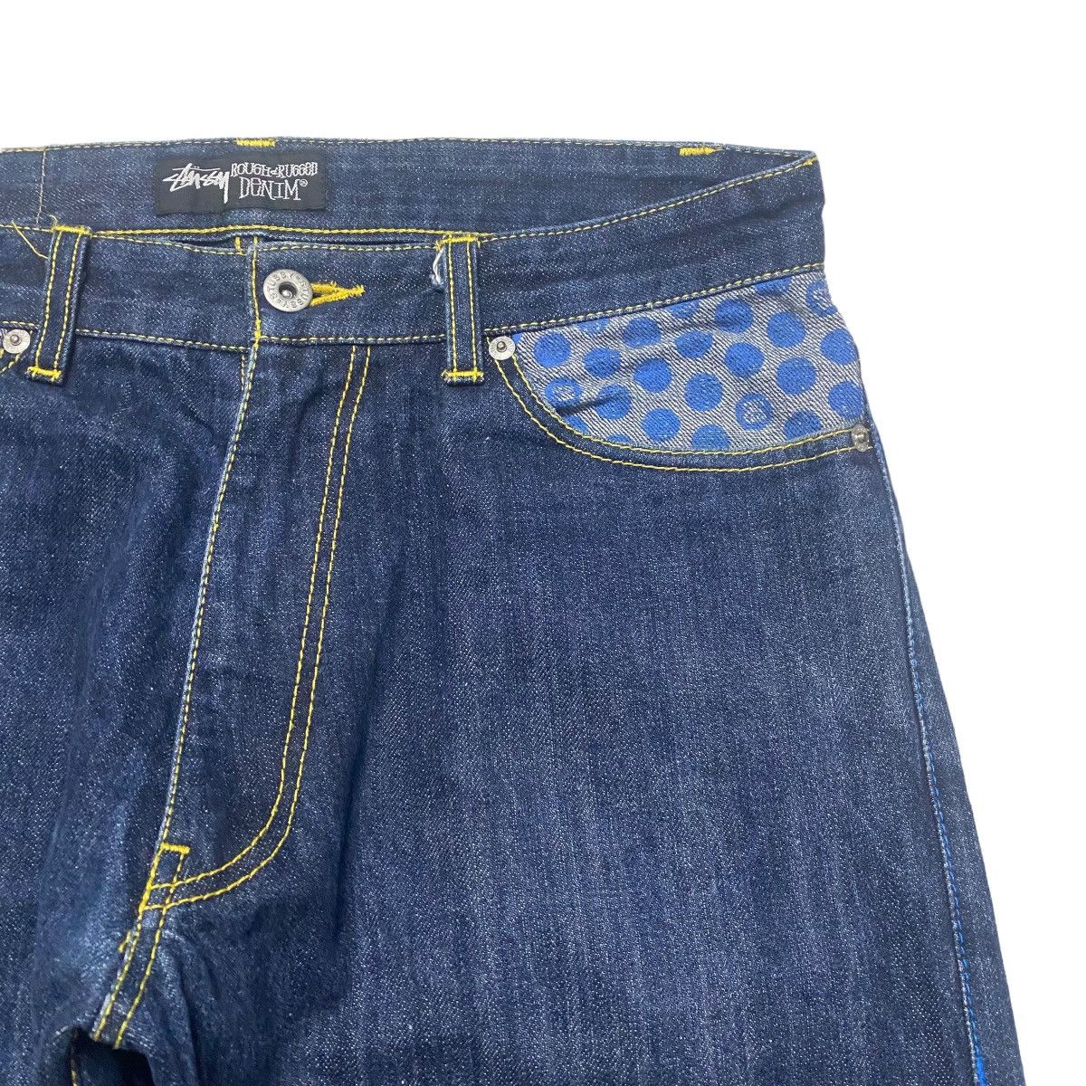 Stussy Vintage Y2K Stussy Logo Pocket Denim Jeans Size US 30 / EU 46 - 5 Thumbnail