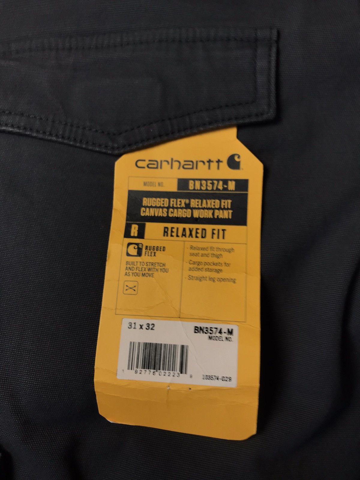 Carhartt × Vintage New !!! Carhartt Canvas Cargo pants vintage 90s workwear Size US 31 - 9 Thumbnail