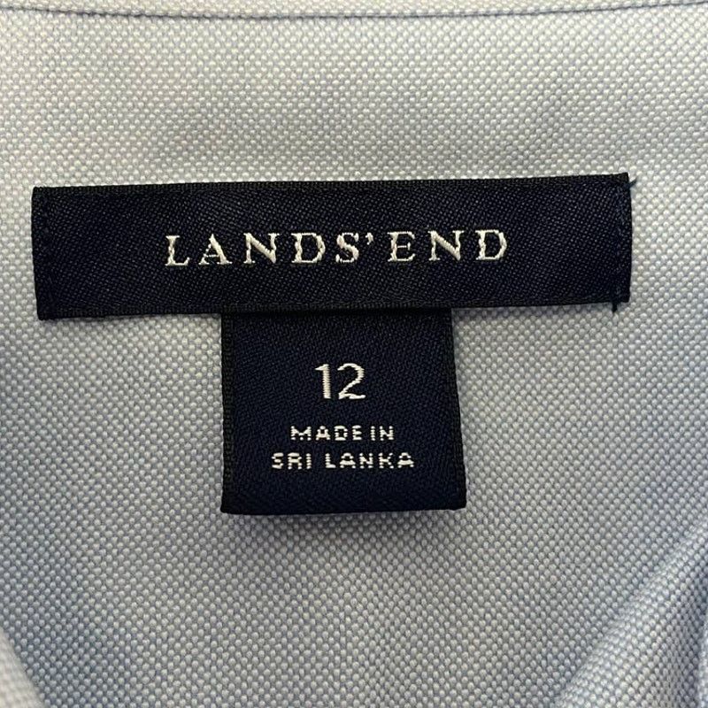 Lands' End Lands' End Size 12 Cotton Blend Button Down Blouse Size L / US 10 / IT 46 - 7 Thumbnail