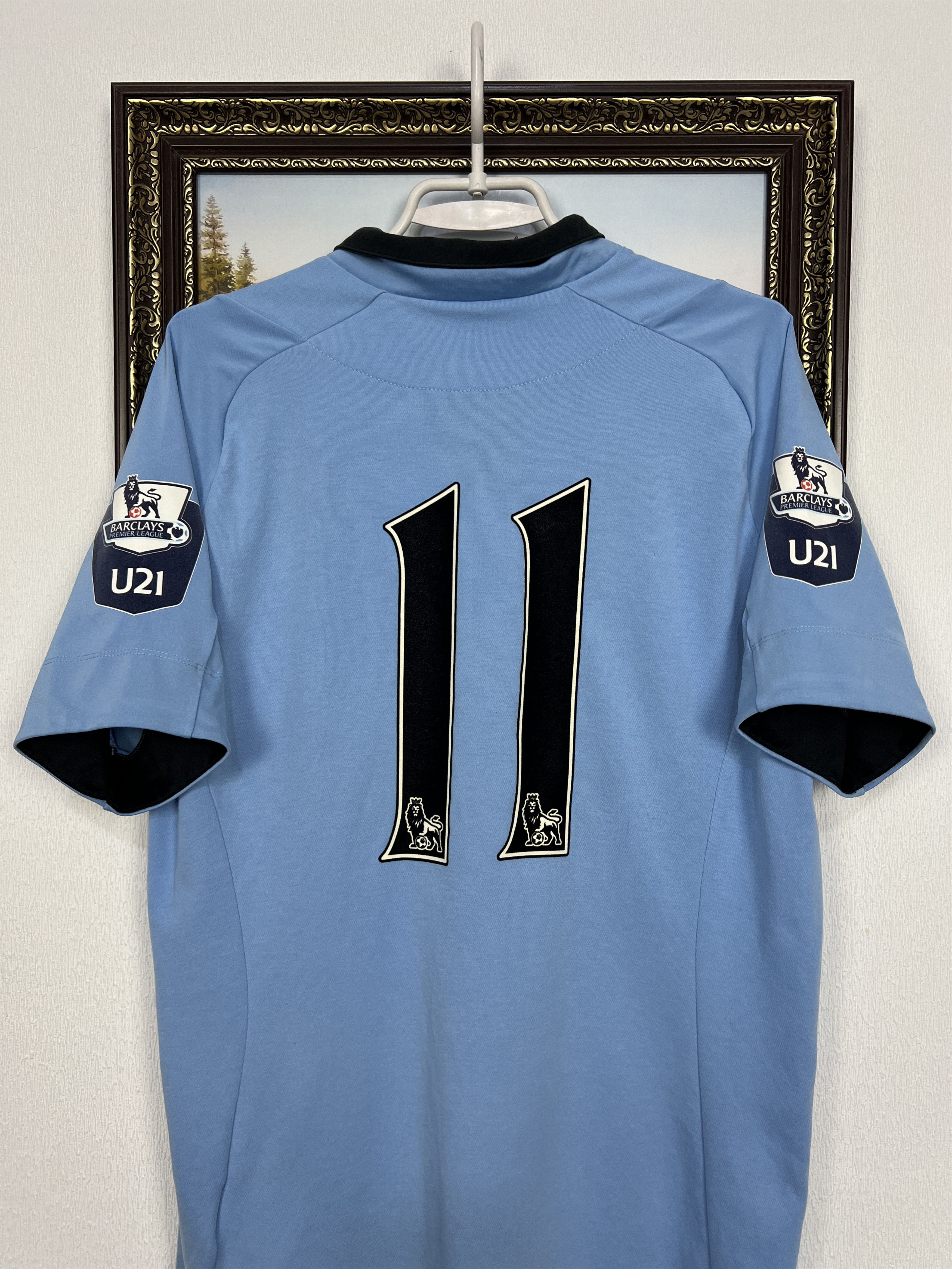 Umbro Manchester City Home football shirt 2012 #11 U21 Nike Size US M / EU 48-50 / 2 - 11 Thumbnail