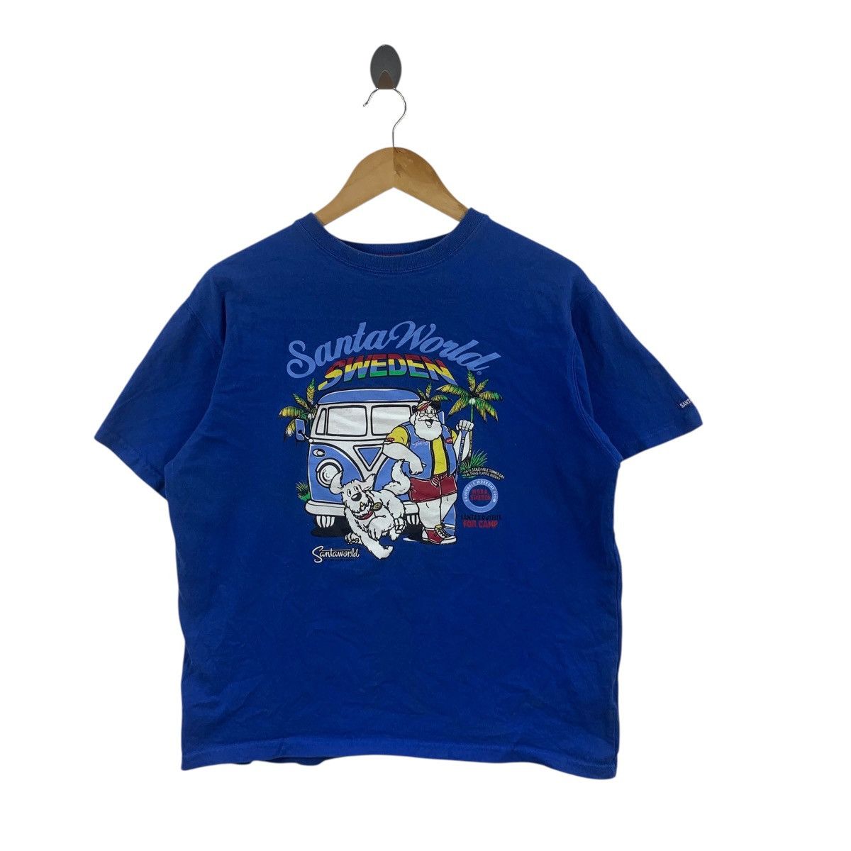 Vintage Vintage CAPTAIN SANTA WORLD Outfits For Camp Tee Shirt Top Size XXL / US 16-18 / IT 52-54 - 3 Thumbnail