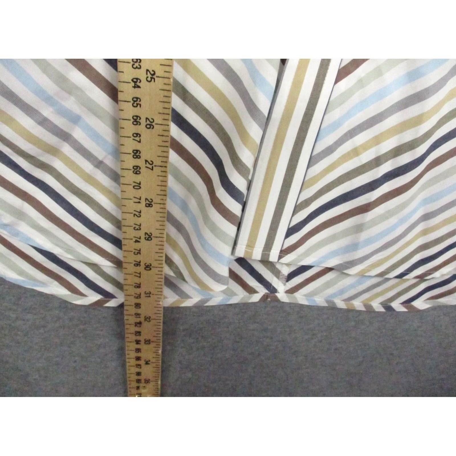 Robert Graham Robert Graham Dress Shirt Mens XL Striped Cotton Button-Up Size 46R - 3 Thumbnail